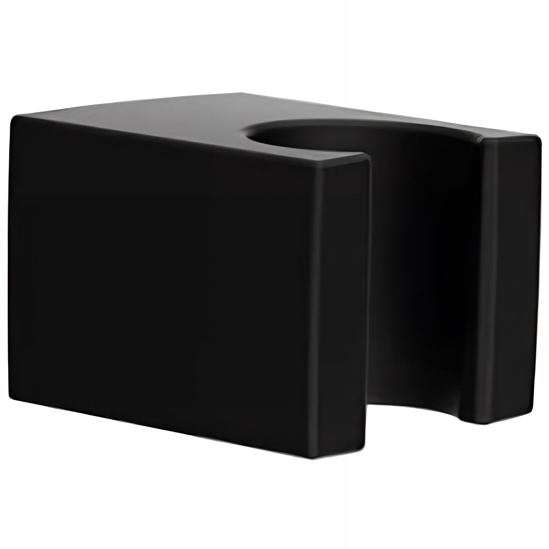 Support mural universel pour douchette SANINDUSA fixe carré couleur noir