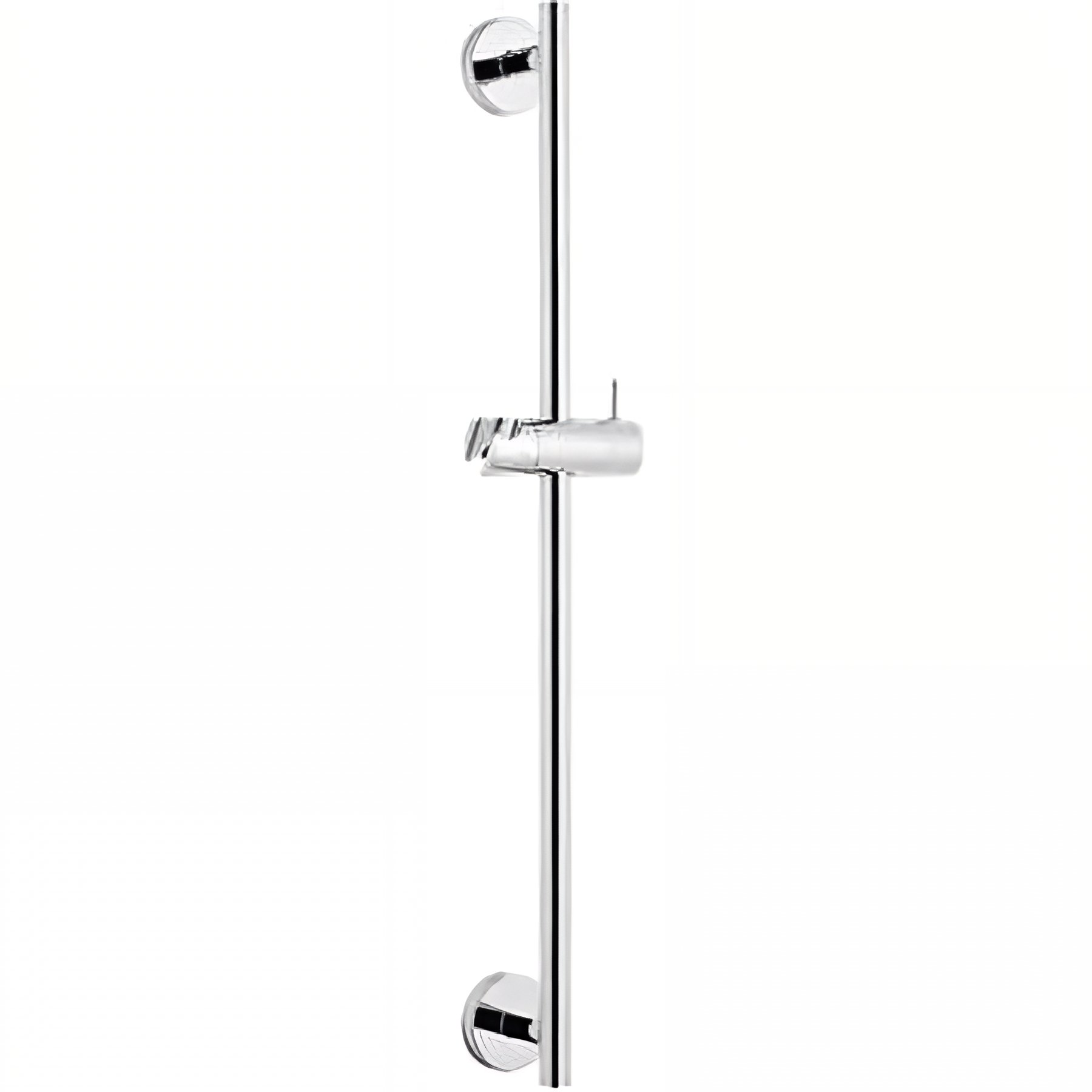 Barre de douche murale avec support de douche standard réglable en hauteur SANINDUSA Duo 60 chromée
