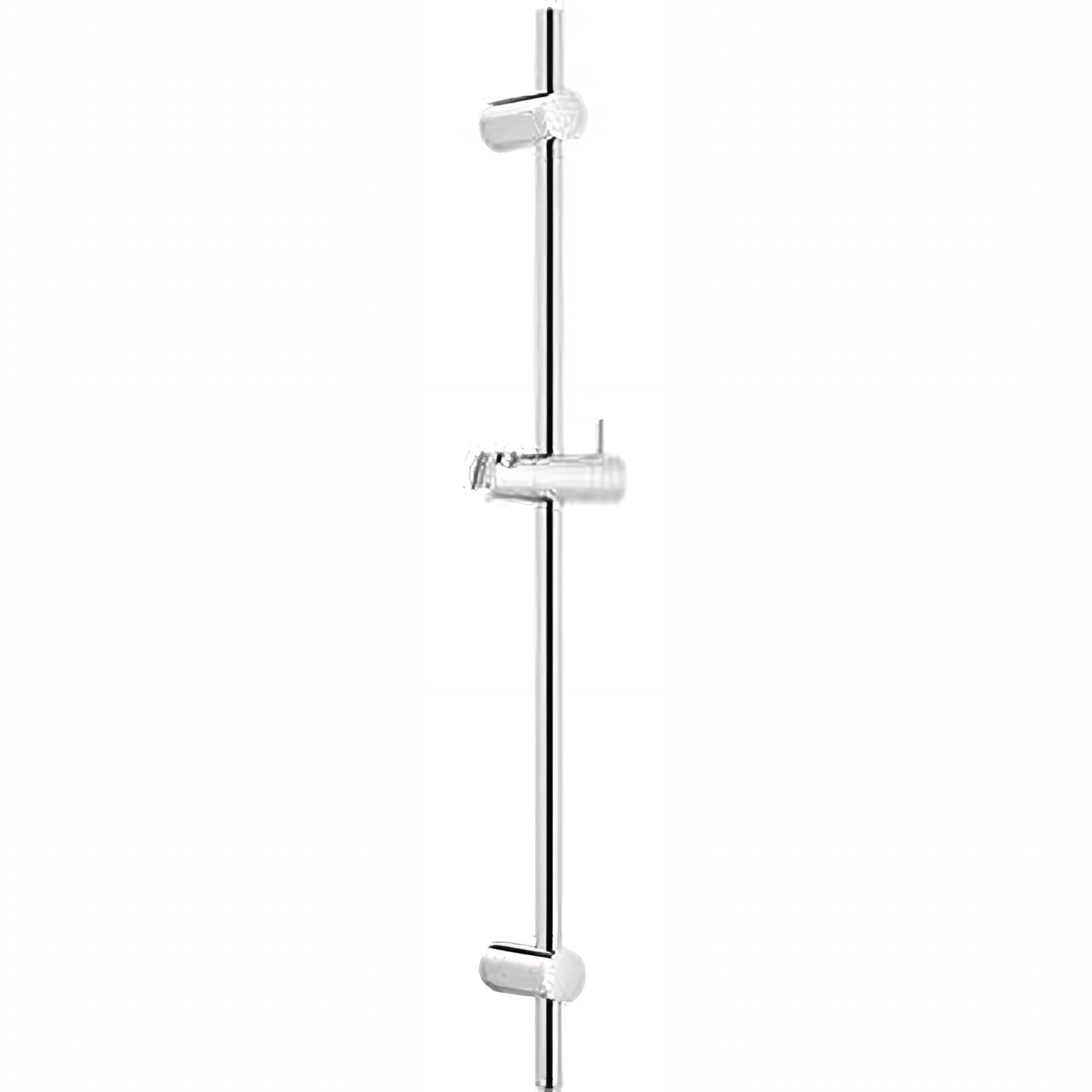 Barre de douche murale avec support de douche standard réglable en hauteur SANINDUSA Duo 70 chromée