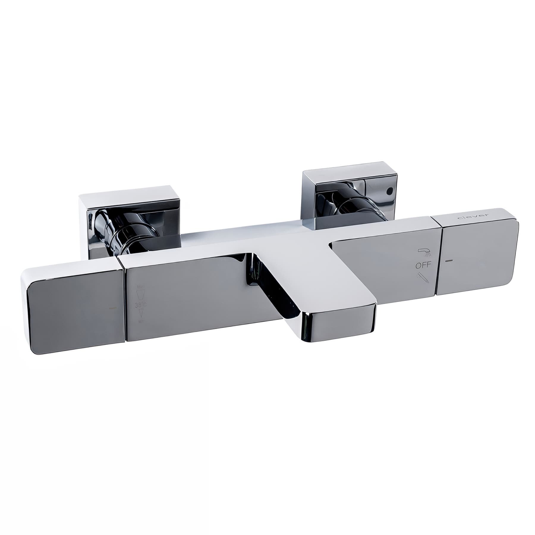 Mitigeur thermostatique baignoire CLEVER Gamme PRO avec fonction douche modèle NINE modèle XTREME