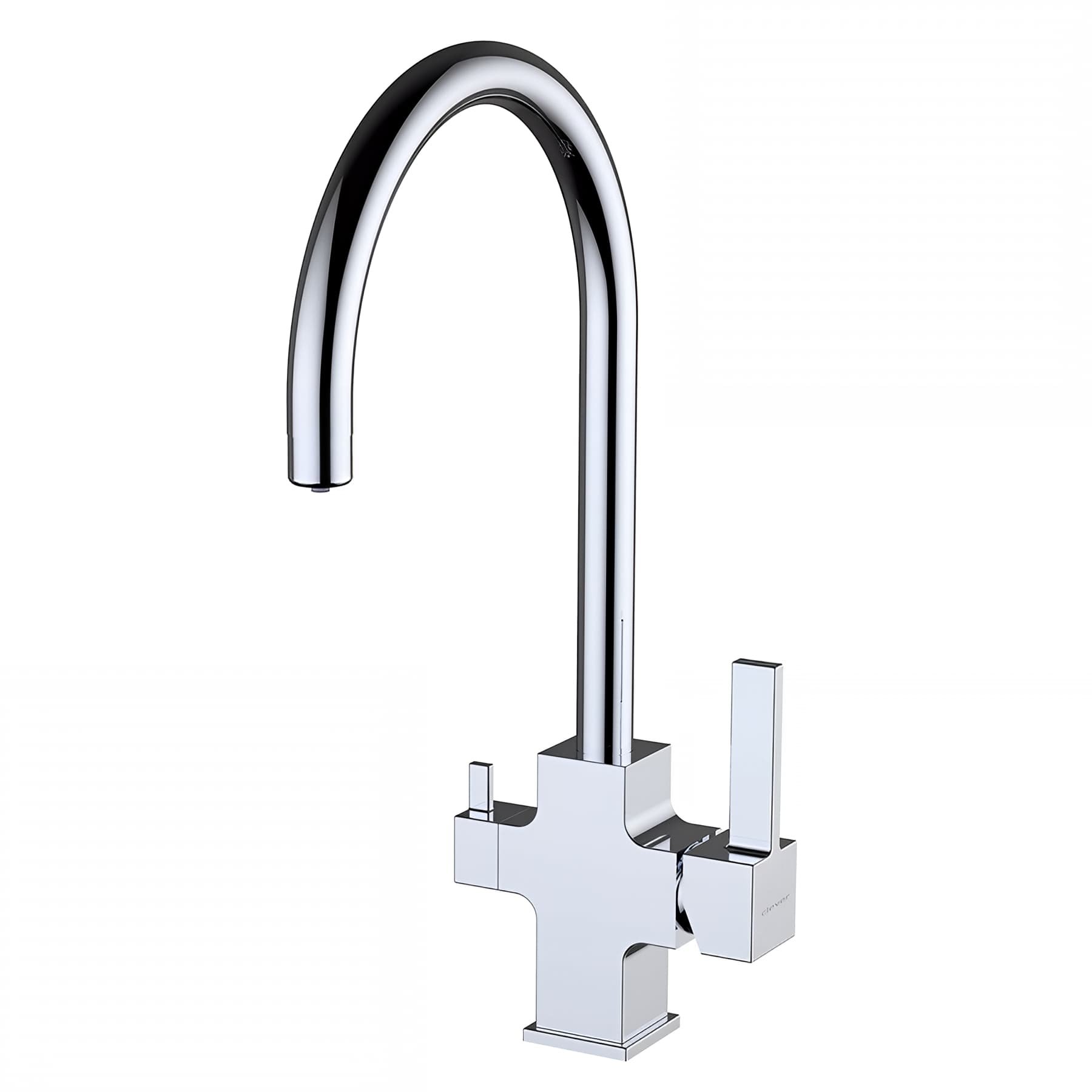 Mitigeur évier CLEVER Gamme PRO modèle SQUARE eau purifiée