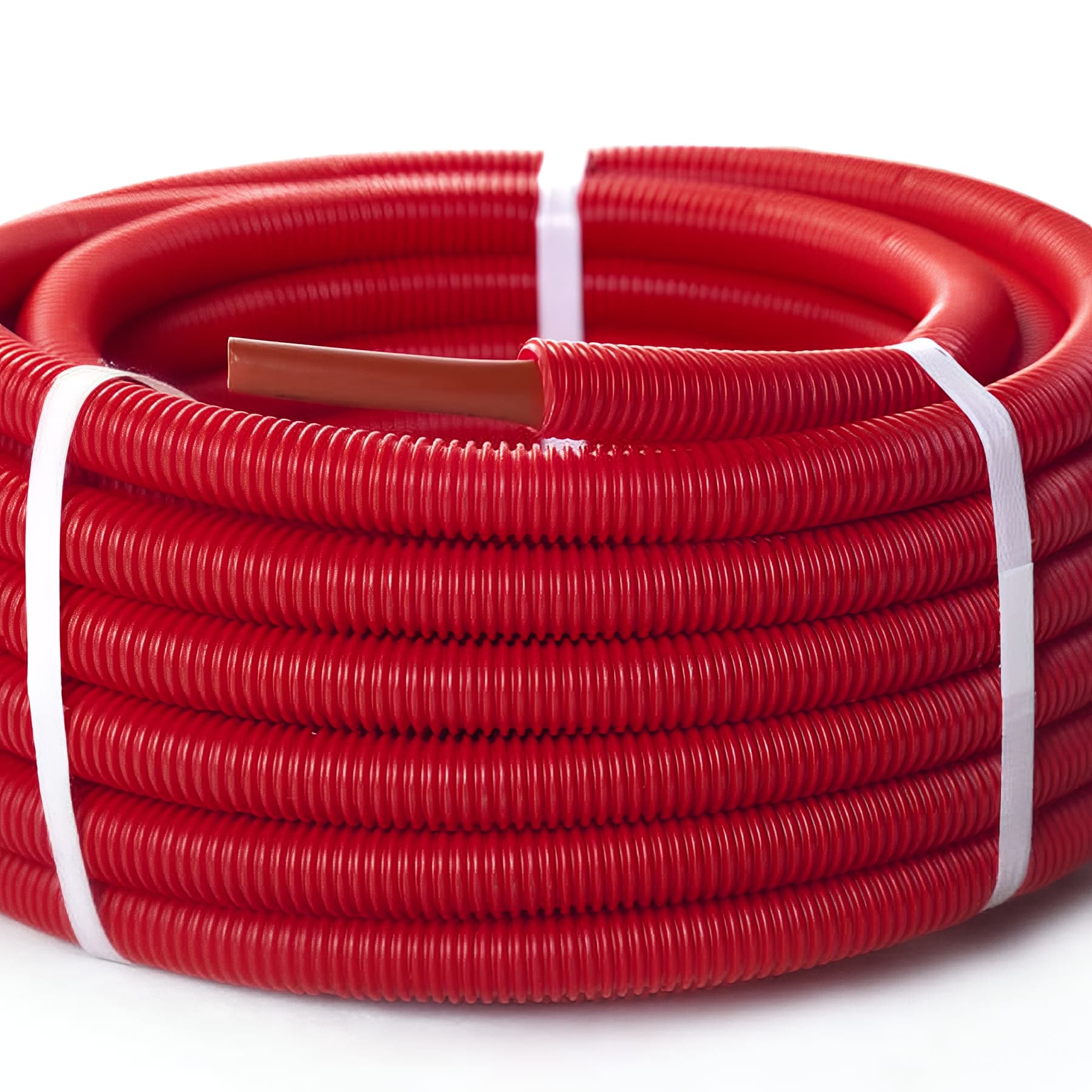 Tube PE-Xa pré gainé rouge - 10 x 12 - 100 m