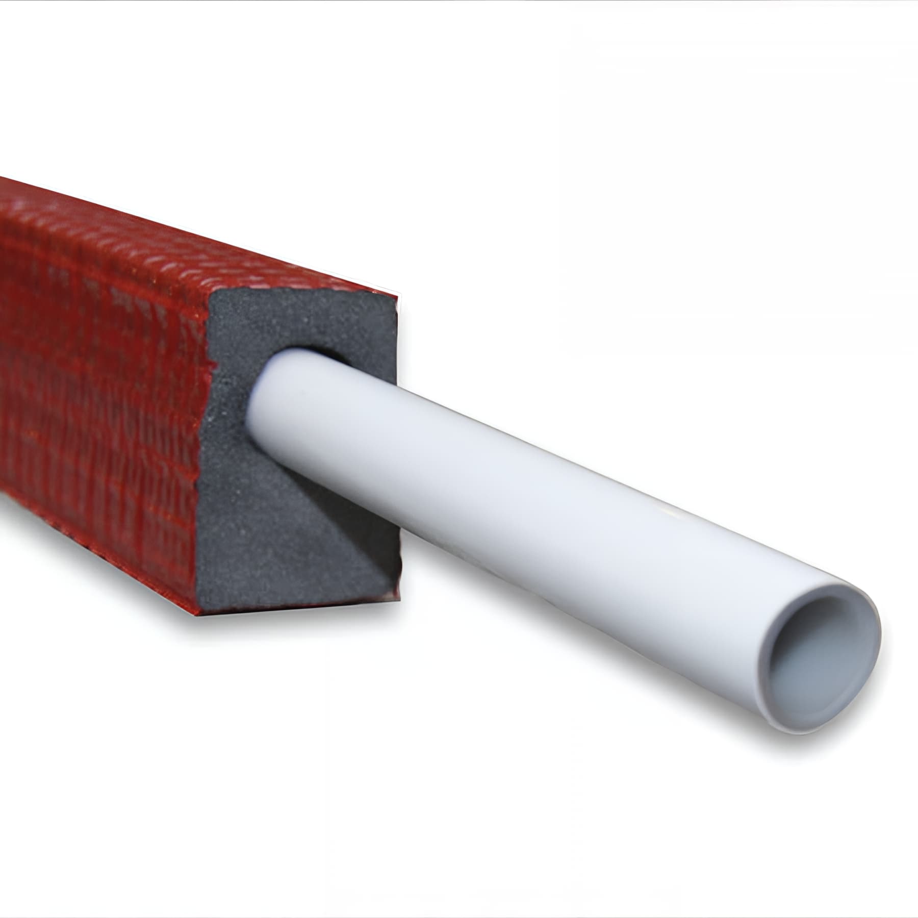 Tubes multicouches  pré-isolés d'une mousse rectangulaire rge 20 Cour 25