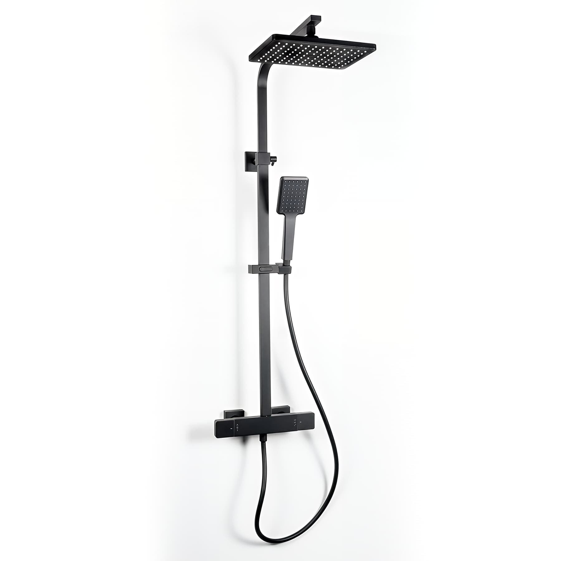 Colonne de douche CLEVER Gamme PRO thermostatique eXtensible modèle NINE XTREME noire