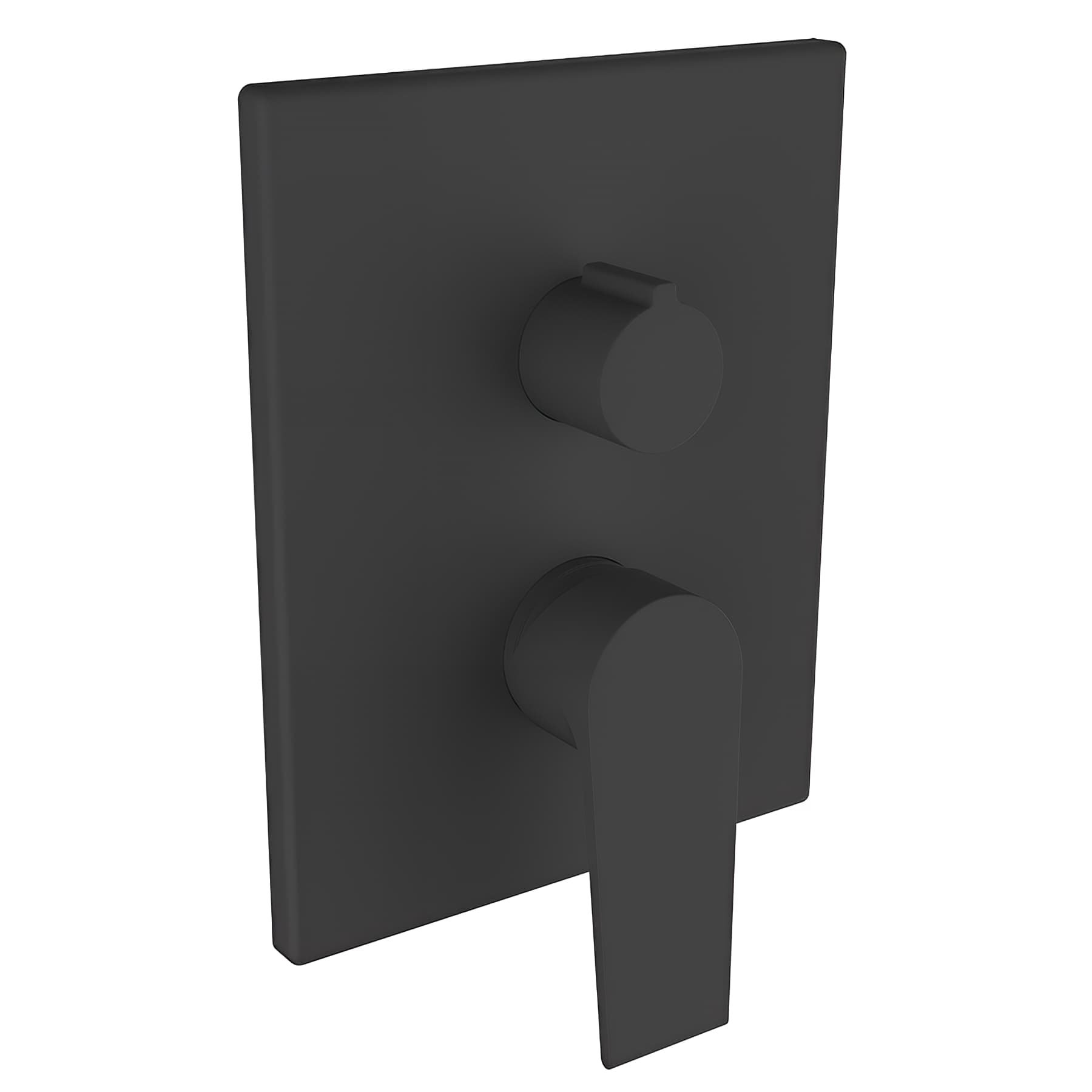 Mitigeur douche CLEVER Gamme PRO encastré 2 voies modèle ICLEVER couleur noir AGORA XTREME