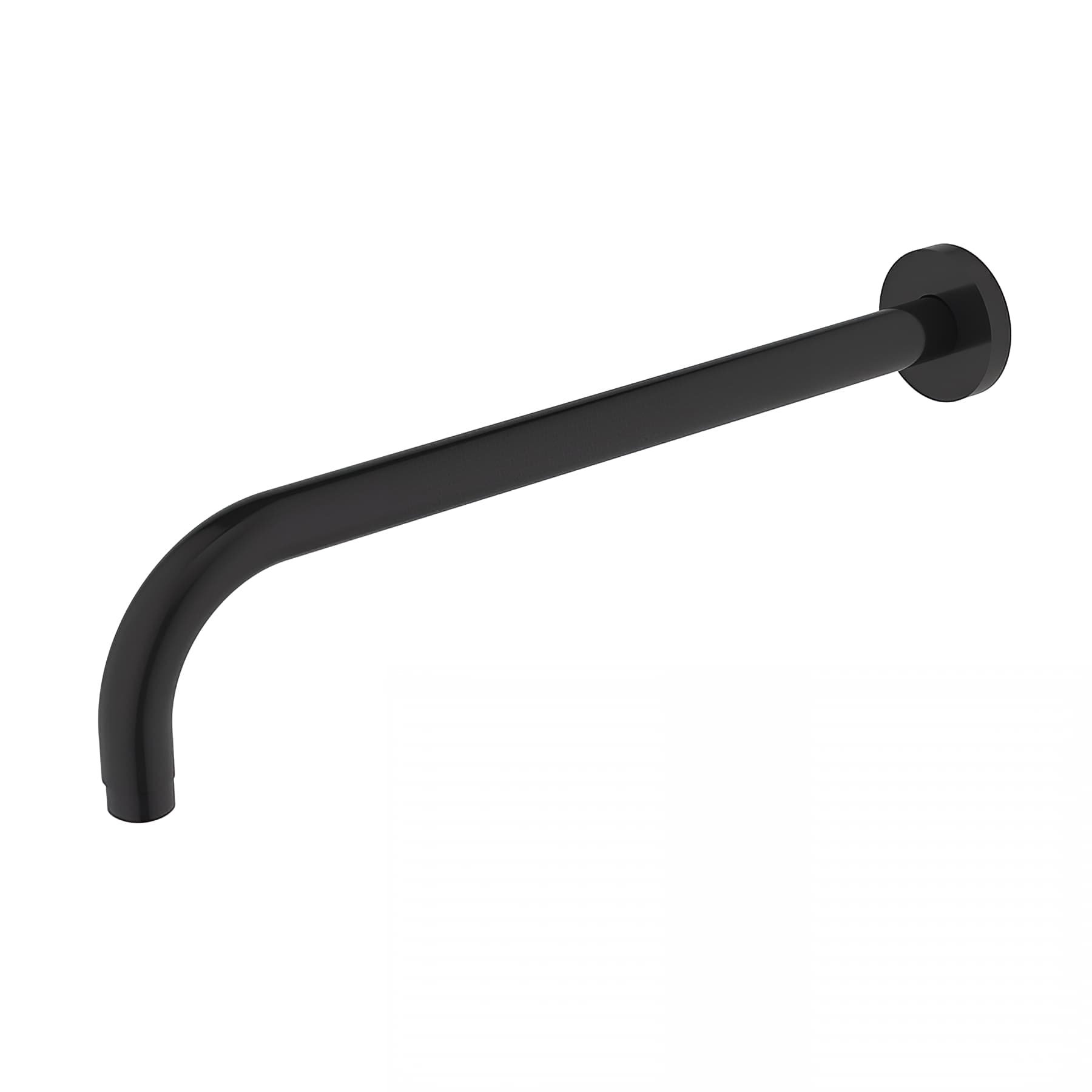Bras de douche laiton mural CLEVER Gamme PRO 33cm modèle LUZIA couleur noir
