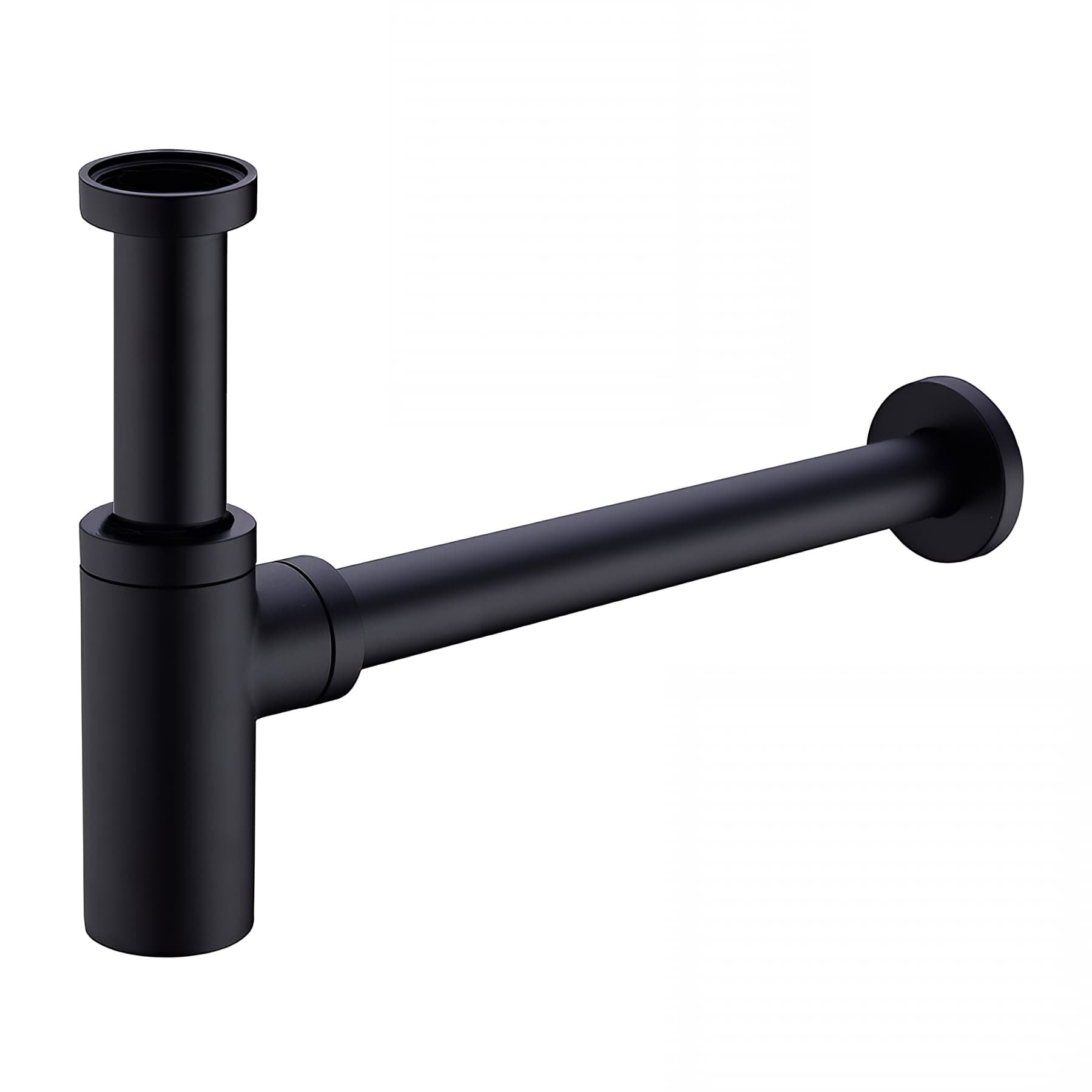 Siphon laiton lavabo CLEVER Gamme PRO modèle ELEGANCE couleur noir