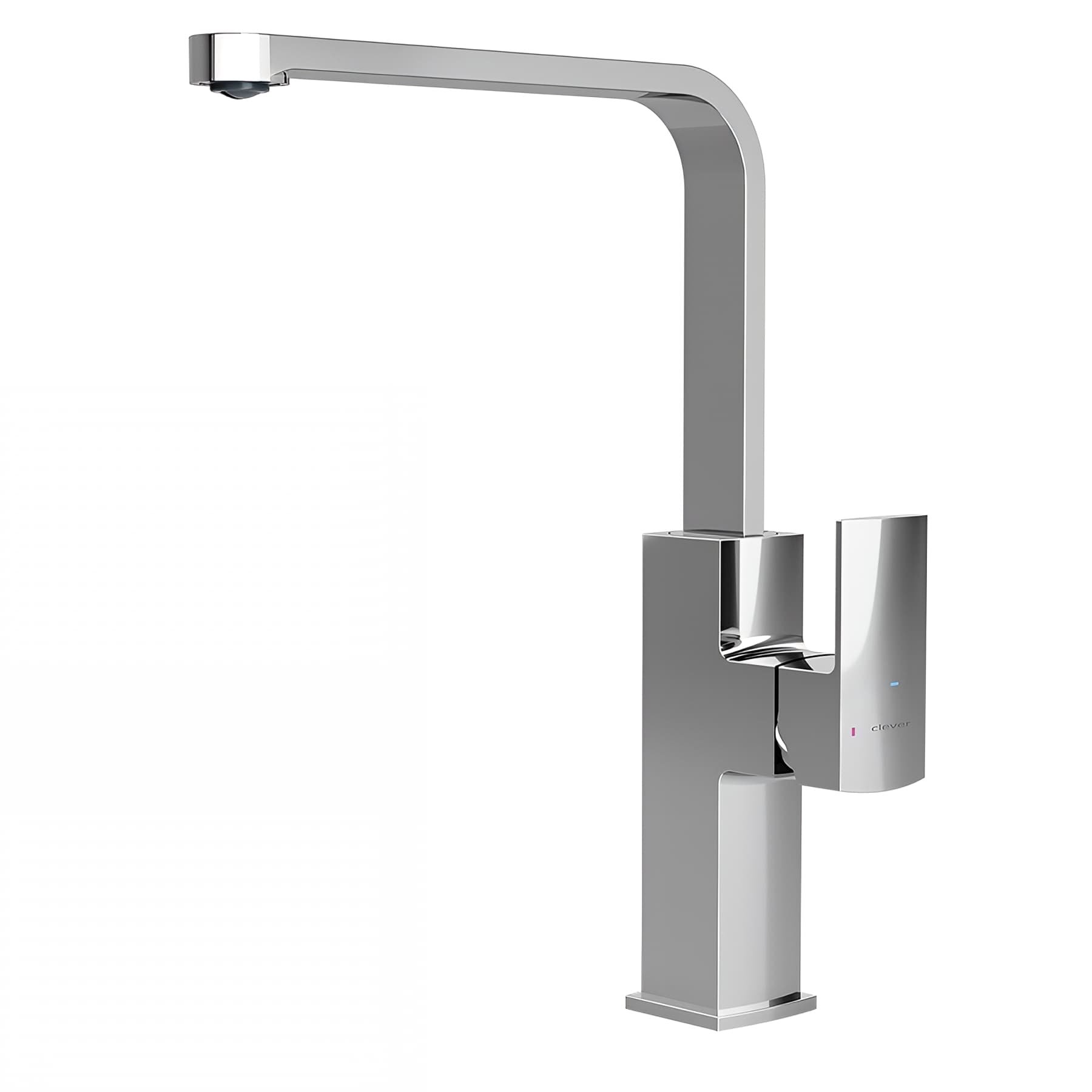 Mitigeur évier CLEVER Gamme PRO modèle ALPINA couleur chrome modèle SQUARE