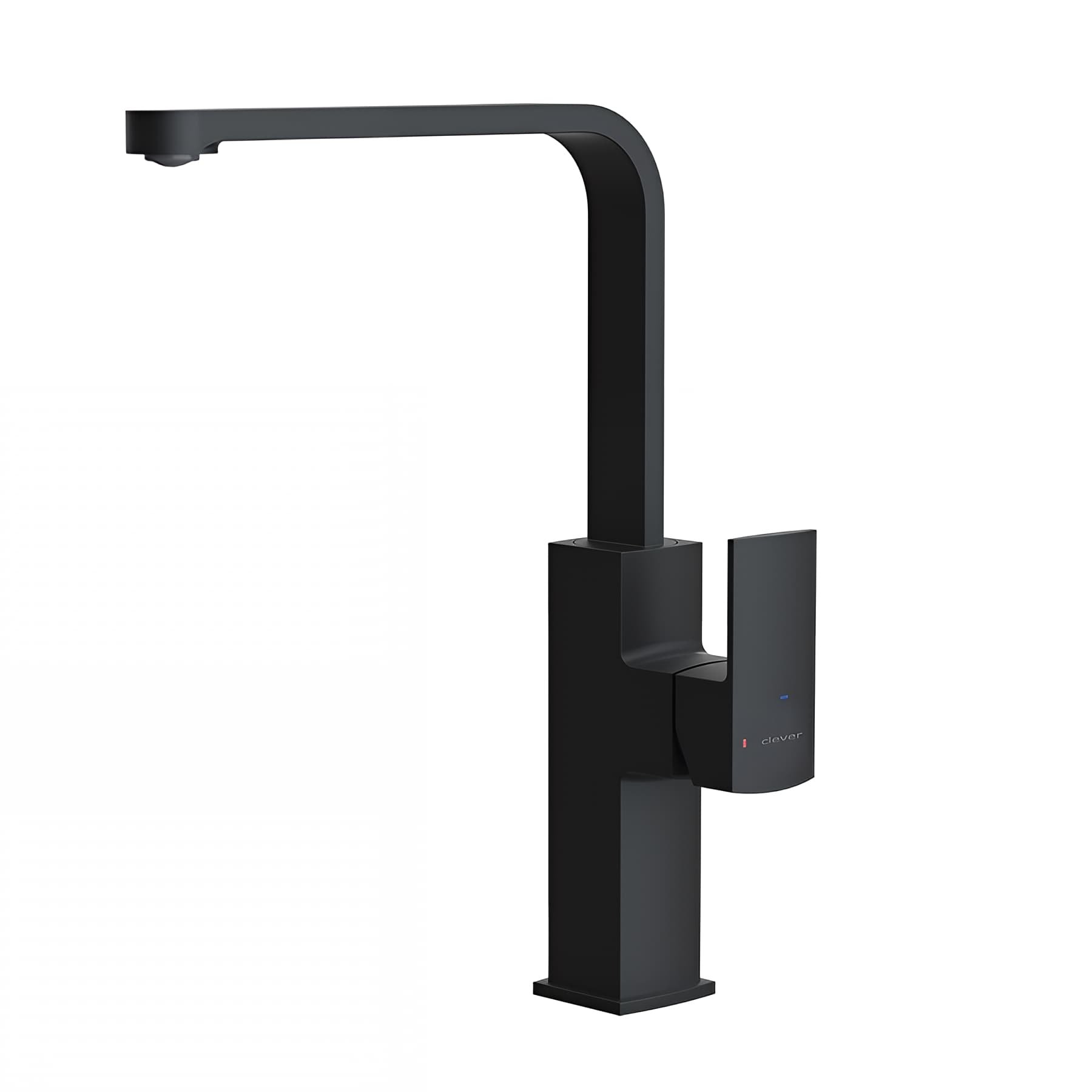 Mitigeur évier CLEVER Gamme PRO modèle ALPINA couleur MATT BLACK SQUARE
