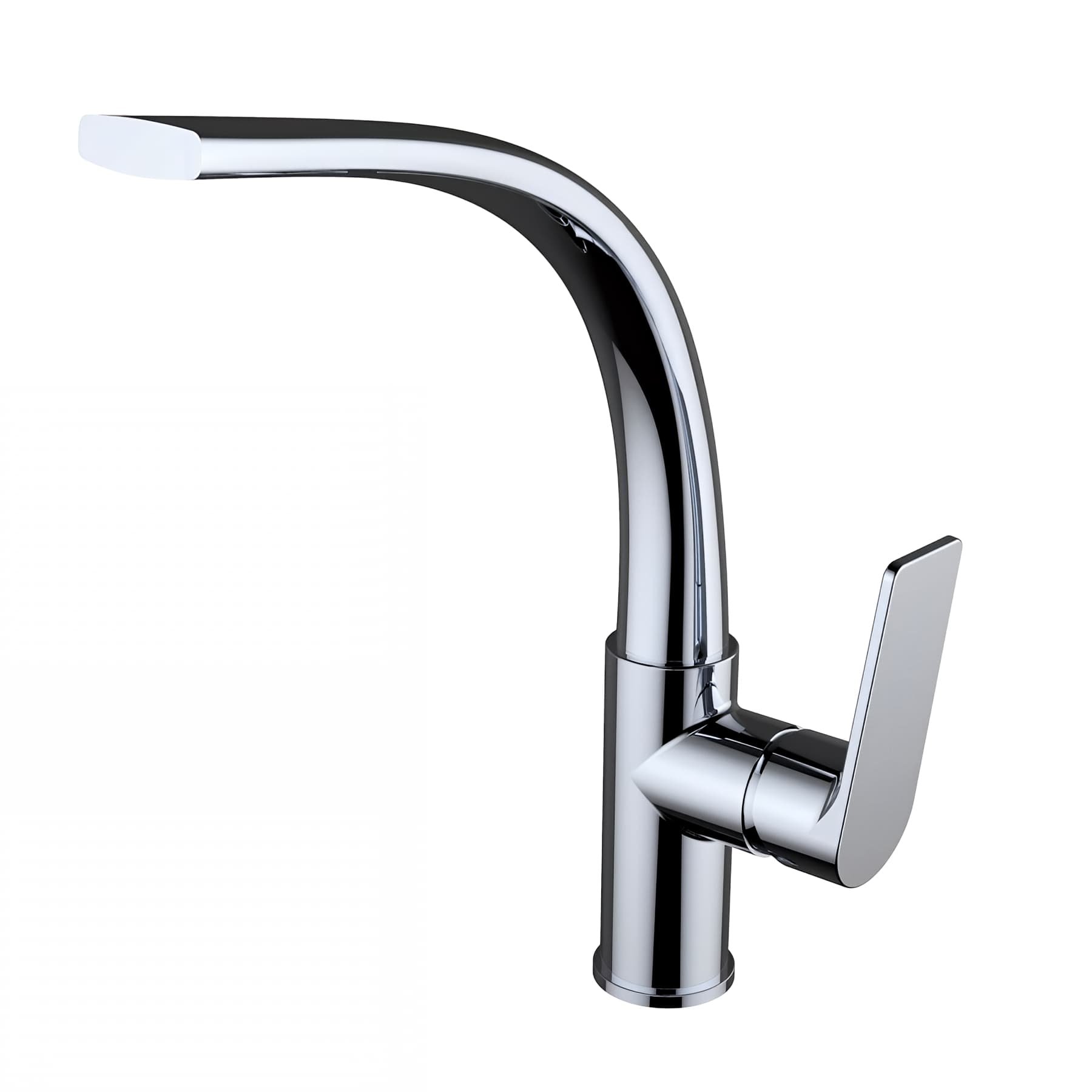 Mitigeur évier CLEVER Gamme PRO débit éco 5L mn modèle VOGUE ELEGANCE bec plat