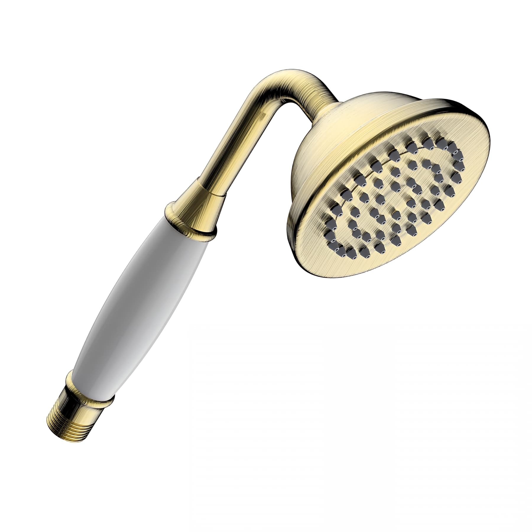 Douchette laiton CLEVER Gamme PRO Ø75 modèle ANTIGONA couleur BRONZE