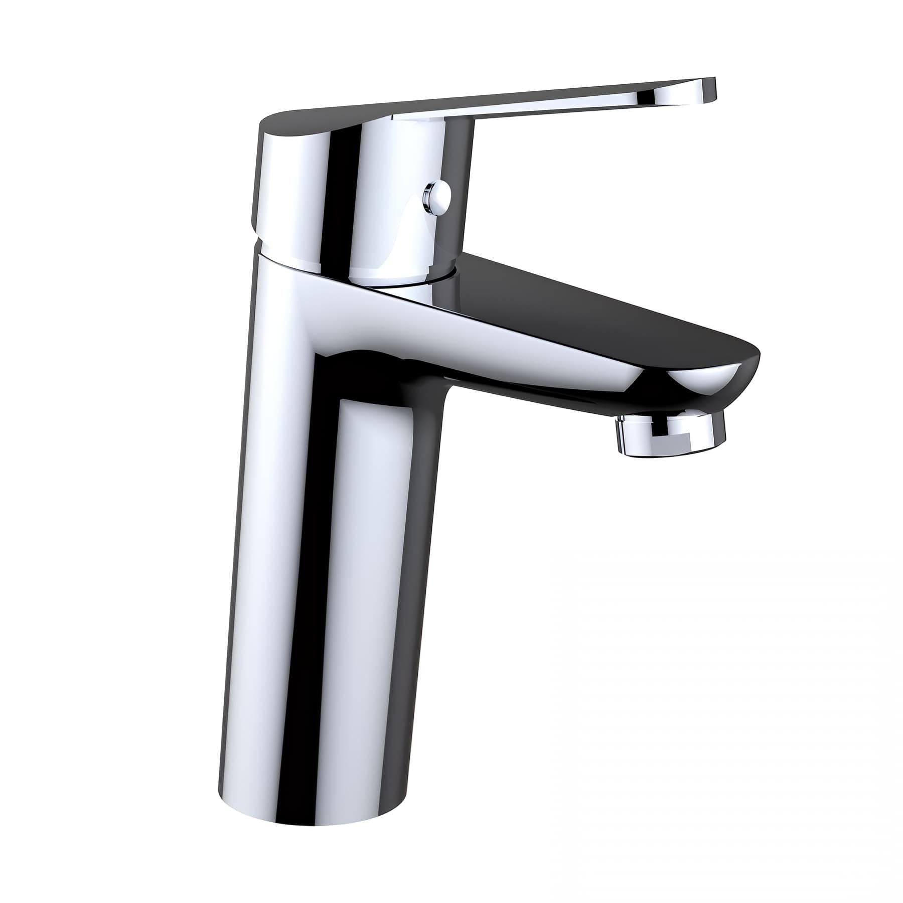 Mitigeur lavabo CLEVER Gamme PRO 110 débit éco 5L mn Vidage synthétique inclus NF modèle MASTER Plus