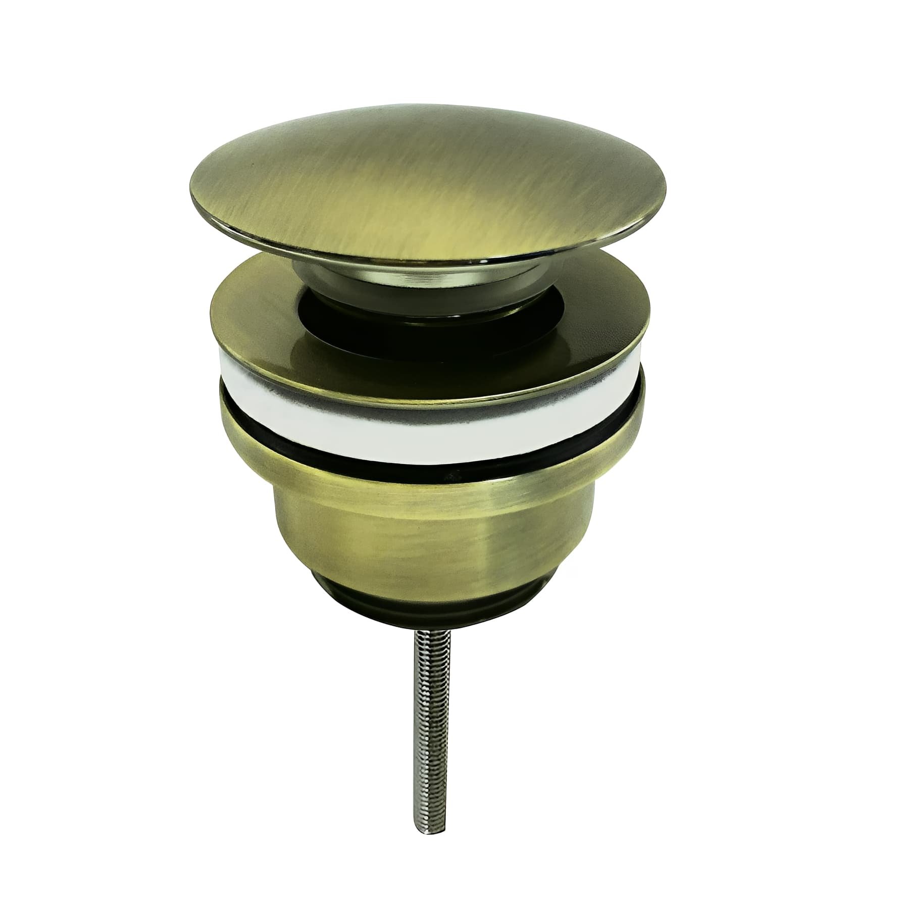 Vidage QUICK-CLAC métallique 1-1/4" CLEVER Gamme PRO modèle LEO couleur BRONZE