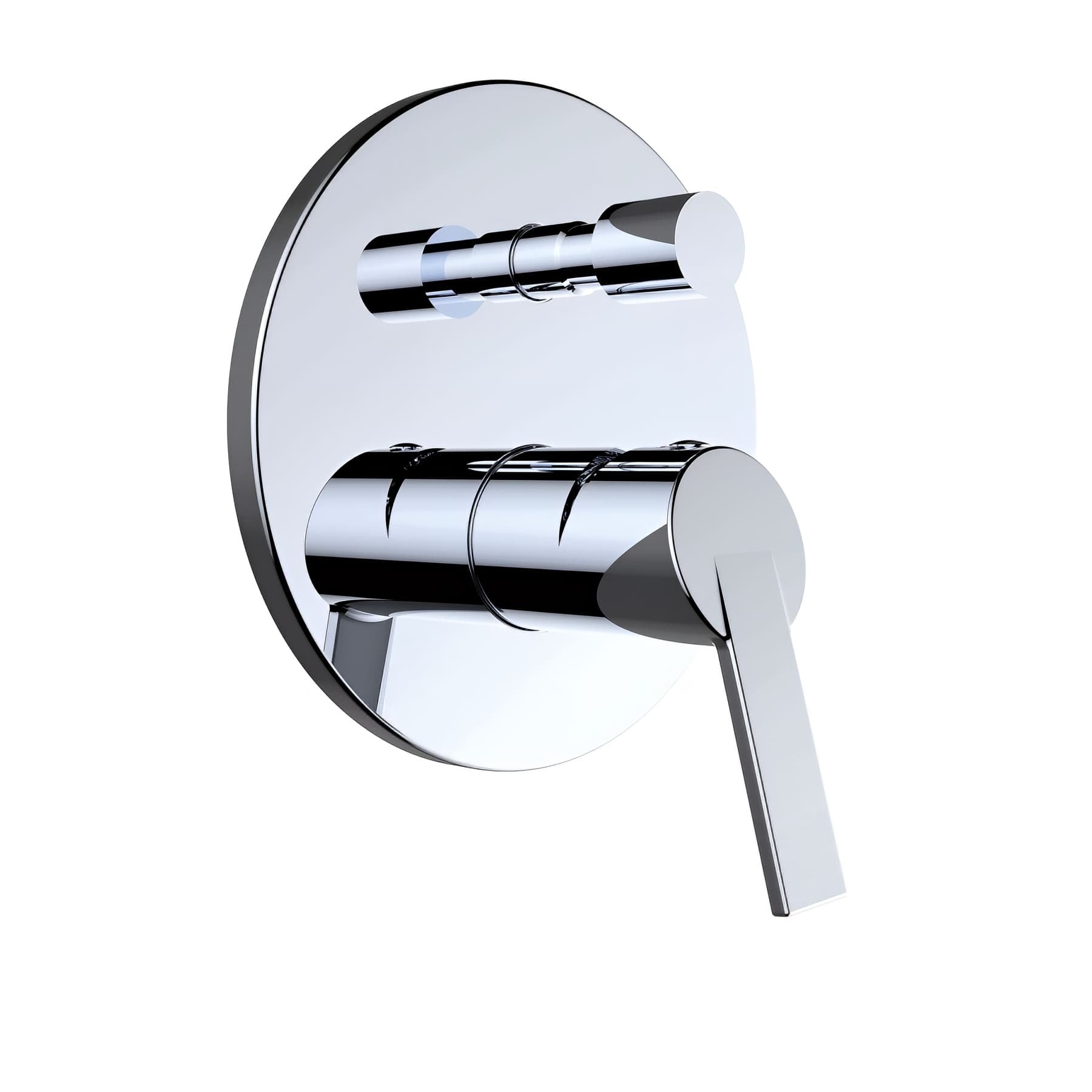 Mitigeur douche CLEVER Gamme PRO encastré 2 voies modèle ROUND S12 XTREME