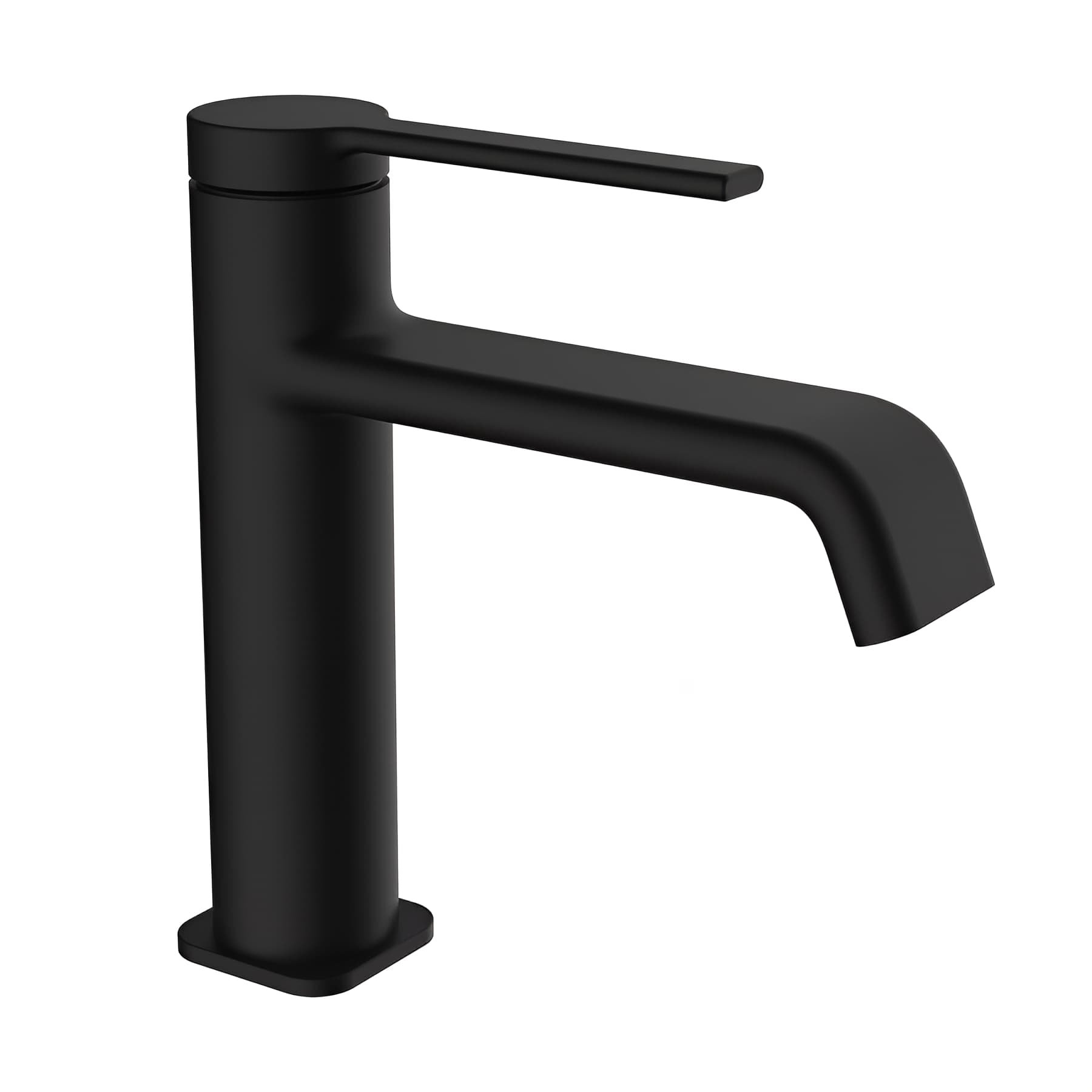 Mitigeur lavabo CLEVER Gamme PRO 105 débit éco 6L mn couleur noir mat modèle VELVET I