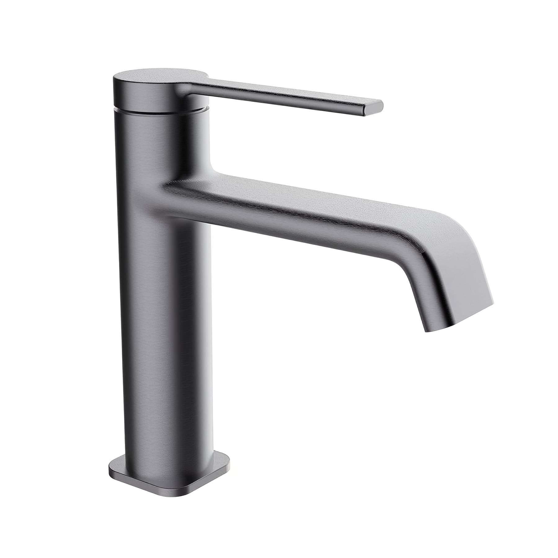 Mitigeur lavabo CLEVER Gamme PRO 105 débit éco 6L mn couleur GUN METAL modèle VELVET I