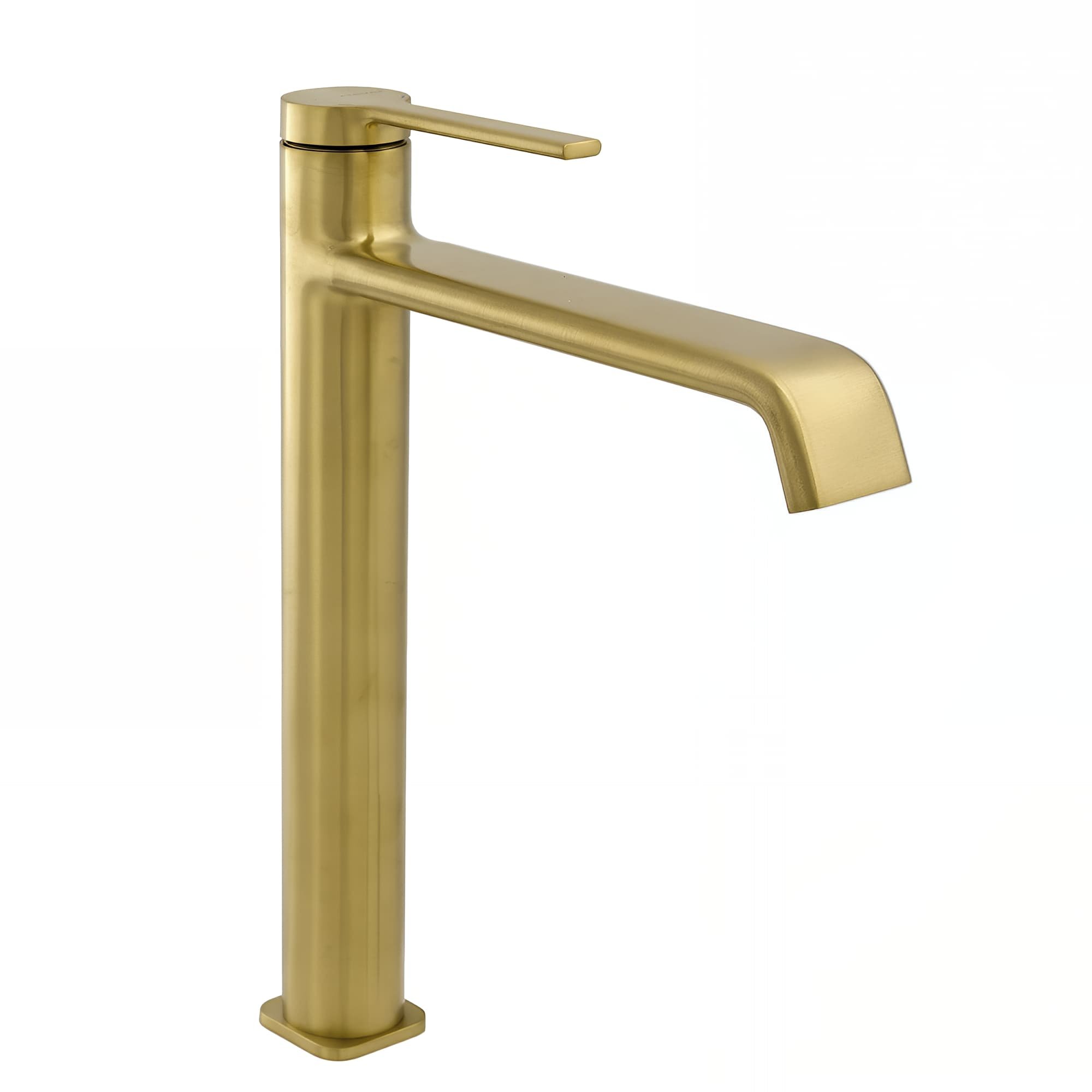 Mitigeur lavabo CLEVER Gamme PRO 230 débit éco 6L mn couleur BRUSHED GOLD modèle VELVET I
