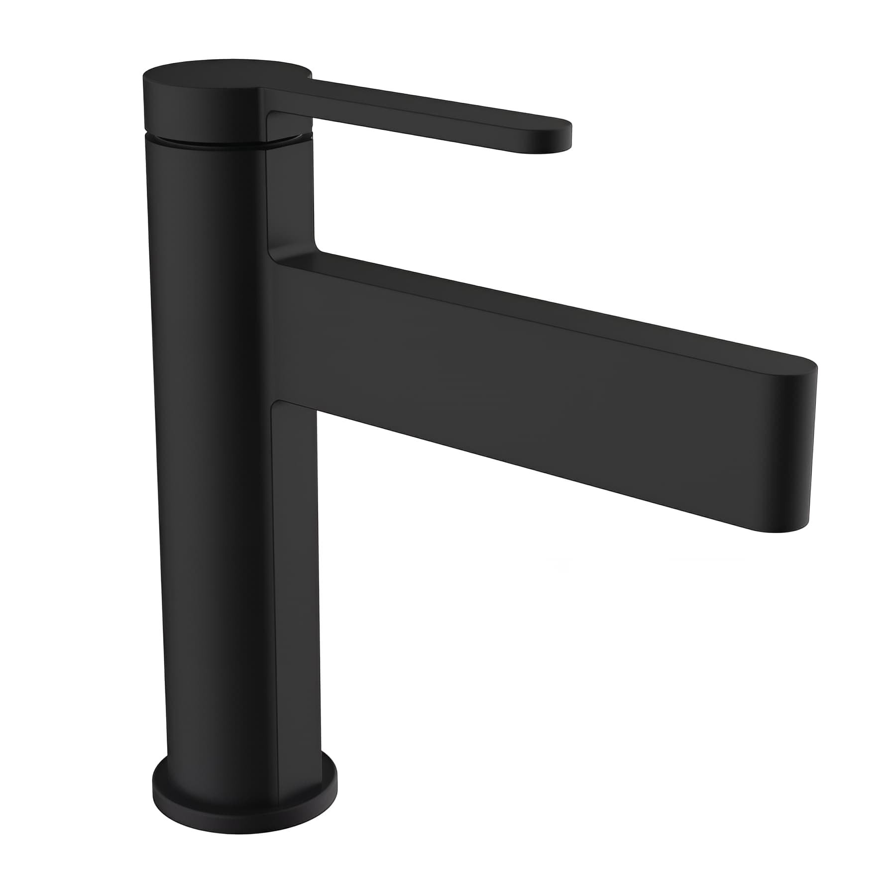 Mitigeur lavabo CLEVER Gamme PRO 110 débit éco 5L mn couleur noir mat modèle VELVET II
