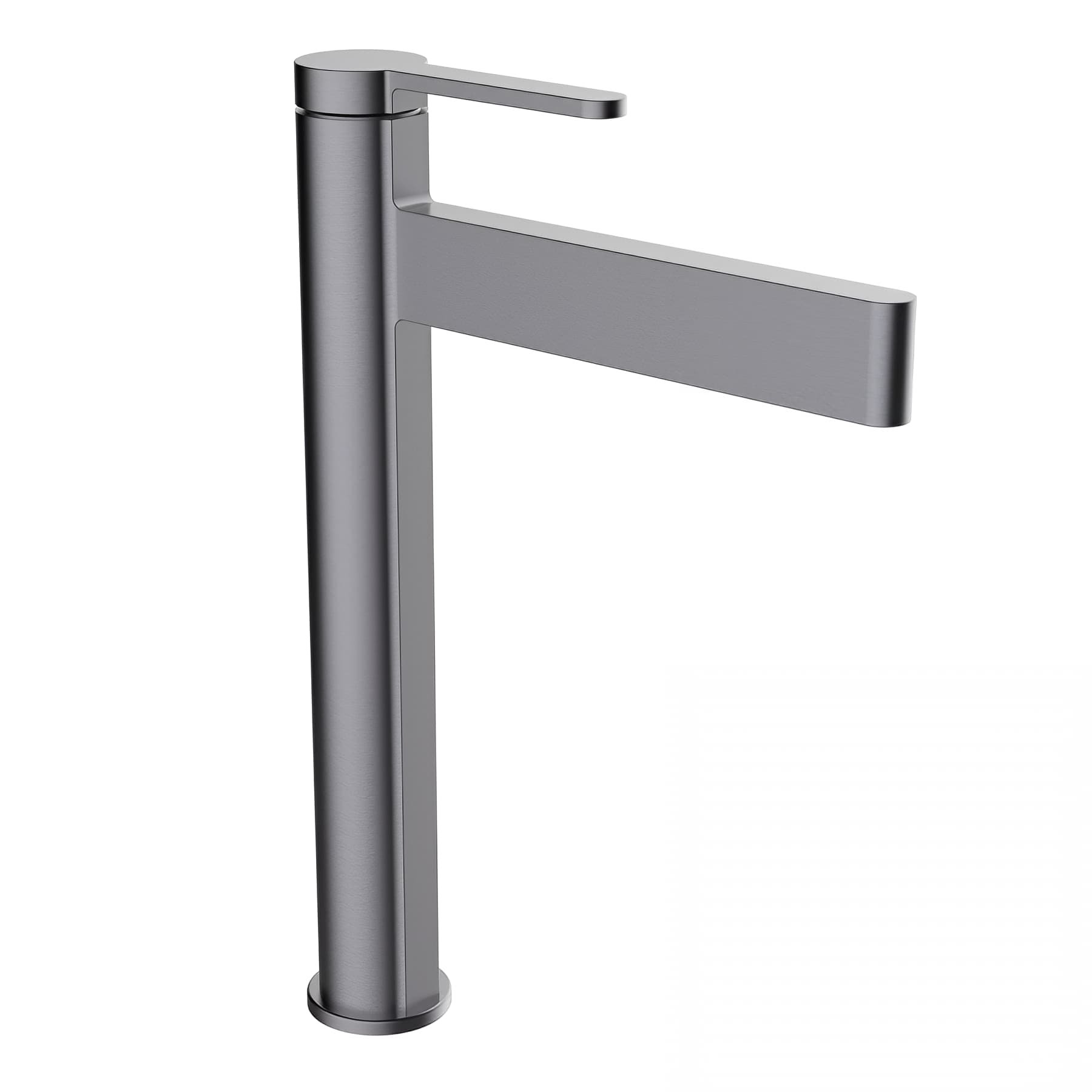 Mitigeur lavabo CLEVER Gamme PRO 225 débit éco 5L mn couleur GUN METAL modèle VELVET II