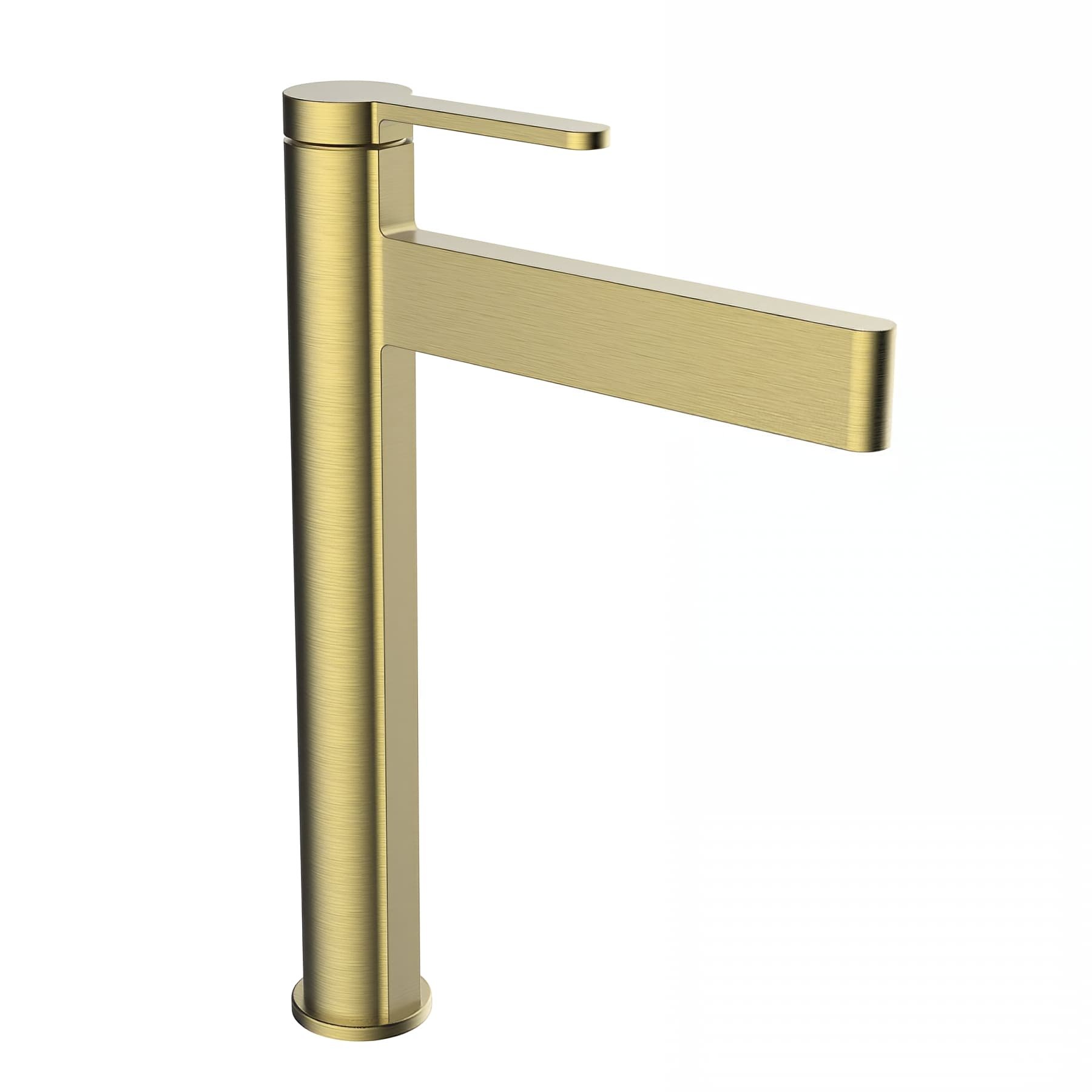 Mitigeur lavabo CLEVER Gamme PRO 225 débit éco 5L mn couleur BRUSHED GOLD modèle VELVET II