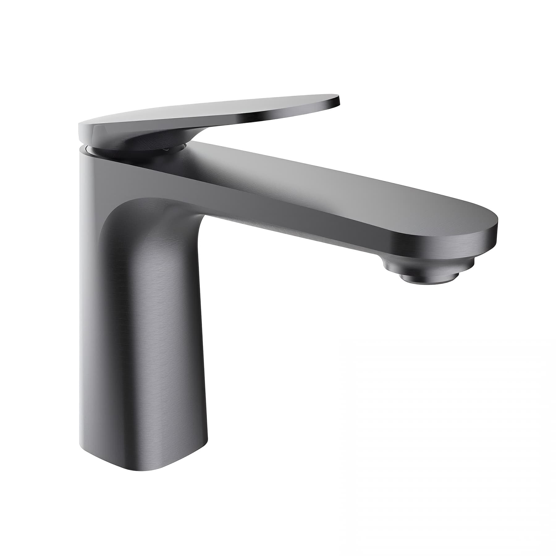 Mitigeur lavabo CLEVER Gamme PRO 100 débit éco 5L mn couleur GUN METAL modèle VELVET III