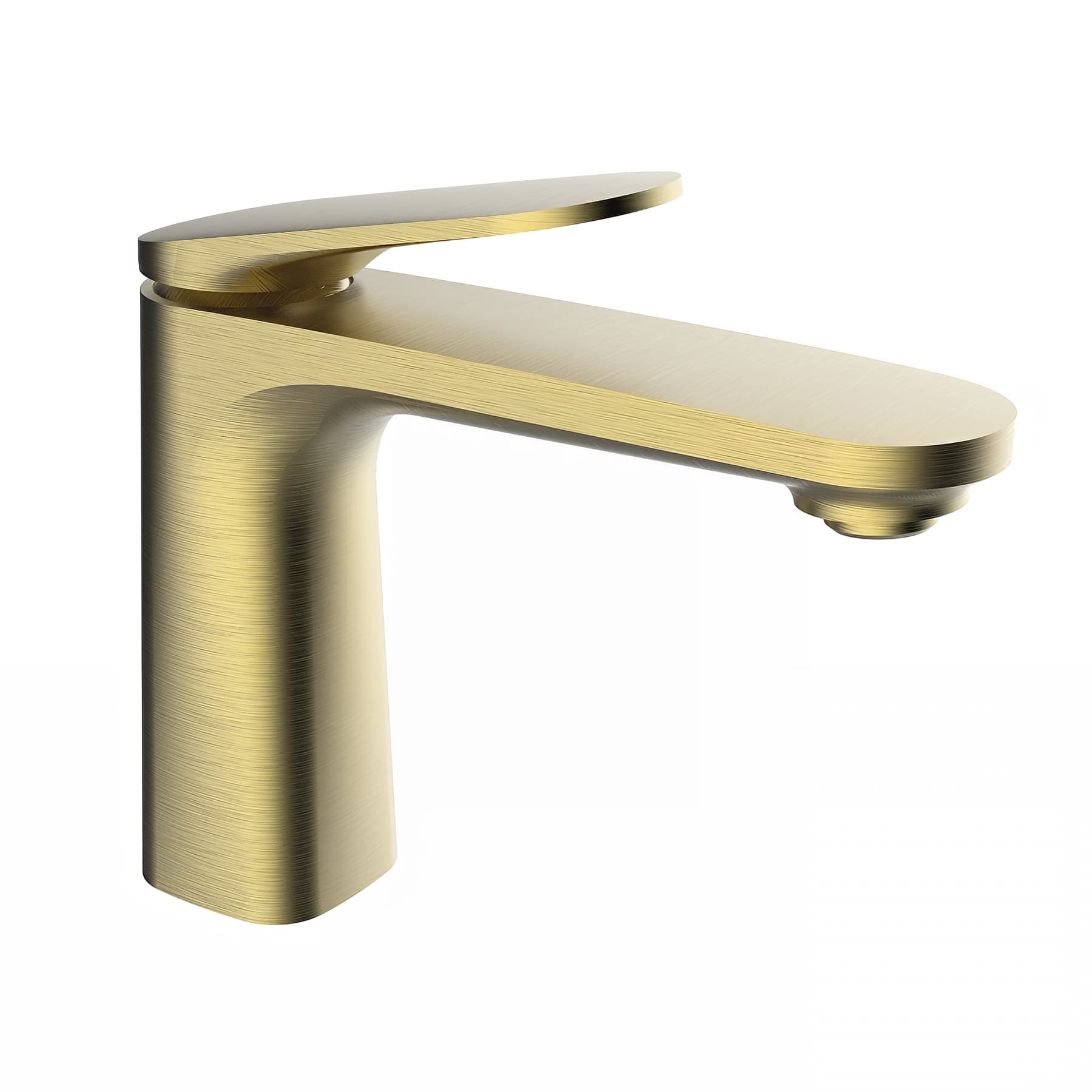 Mitigeur lavabo CLEVER Gamme PRO 100 débit éco 5L mn couleur BRUSHED GOLD modèle VELVET III