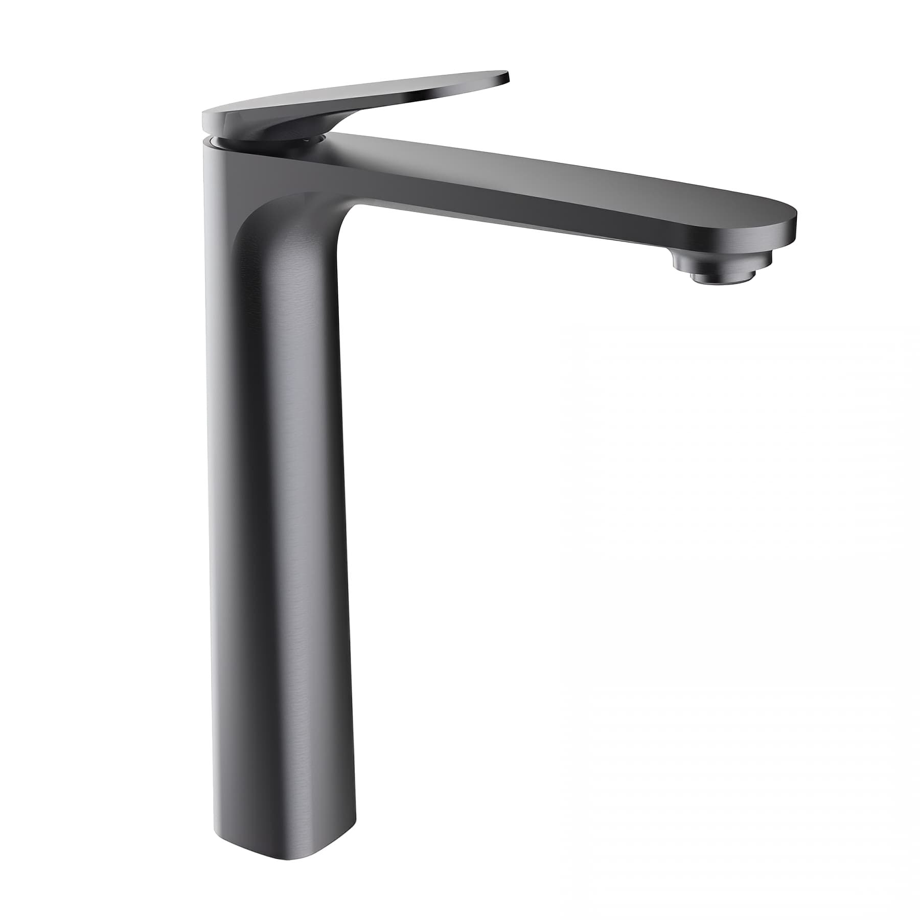 Mitigeur lavabo CLEVER Gamme PRO 230 débit éco 5L mn couleur GUN METAL modèle VELVET III