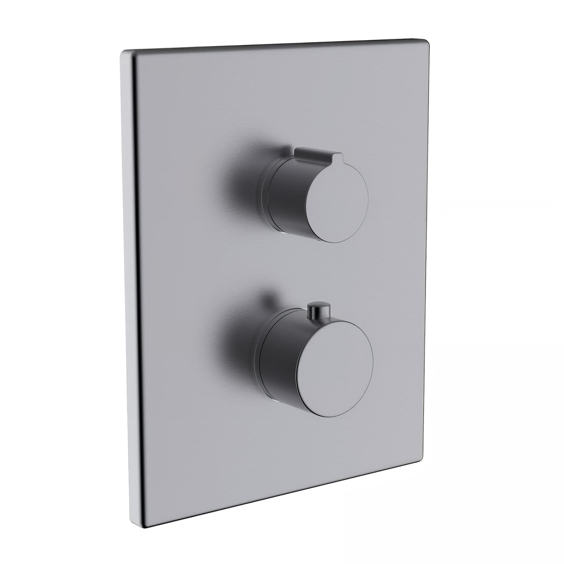 Mitigeur douche thermostatique CLEVER Gamme PRO encastré 2V modèle ICLEVER UP URBAN couleur GUN METAL