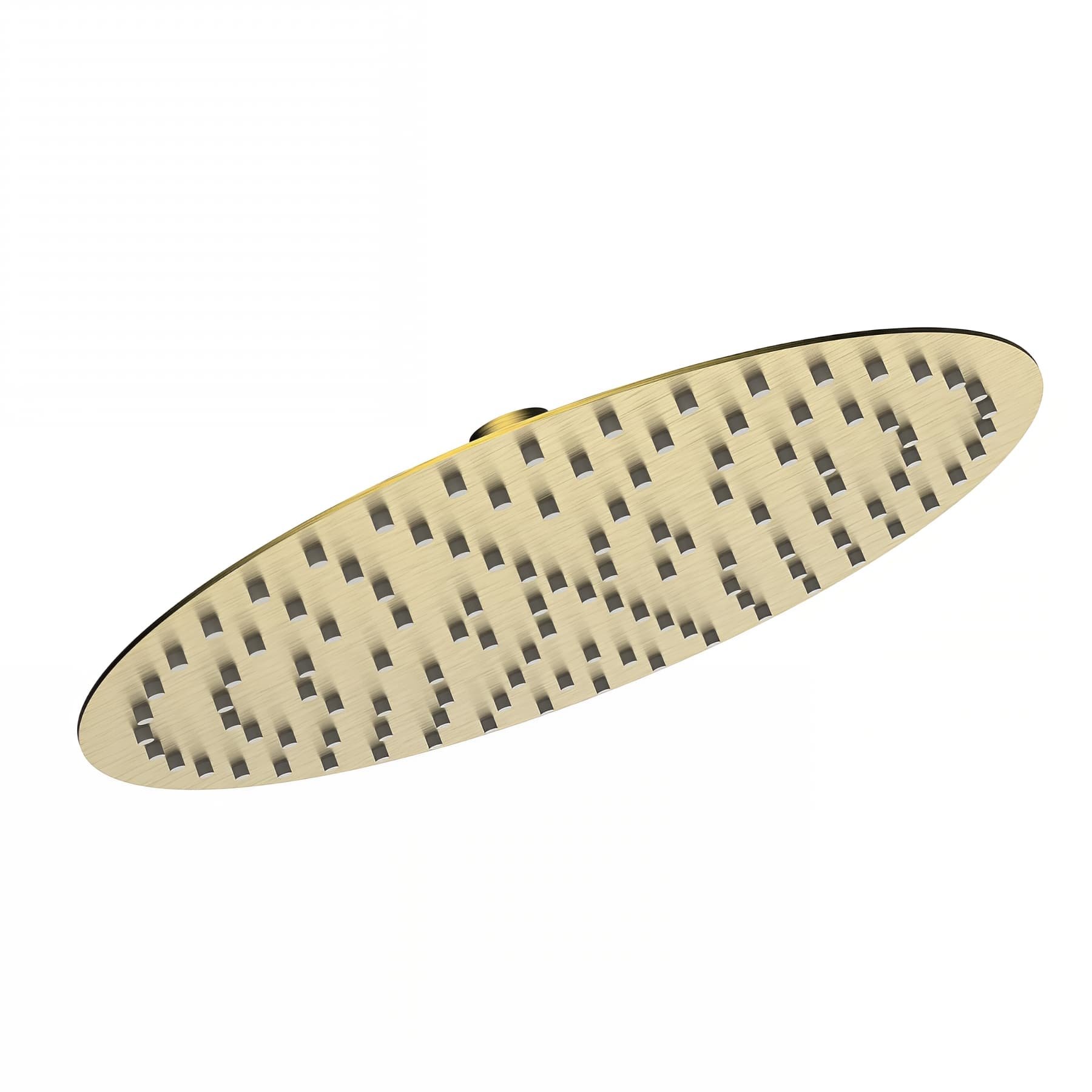 Pomme de douche CLEVER Gamme PRO modèle SLIM INOX AIR Ø300 couleur BRUSHED GOLD