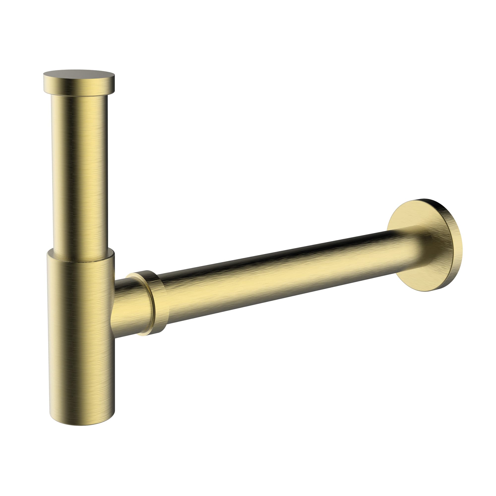 Siphon laiton lavabo CLEVER Gamme PRO modèle ELEGANCE couleur BRUSHED GOLD