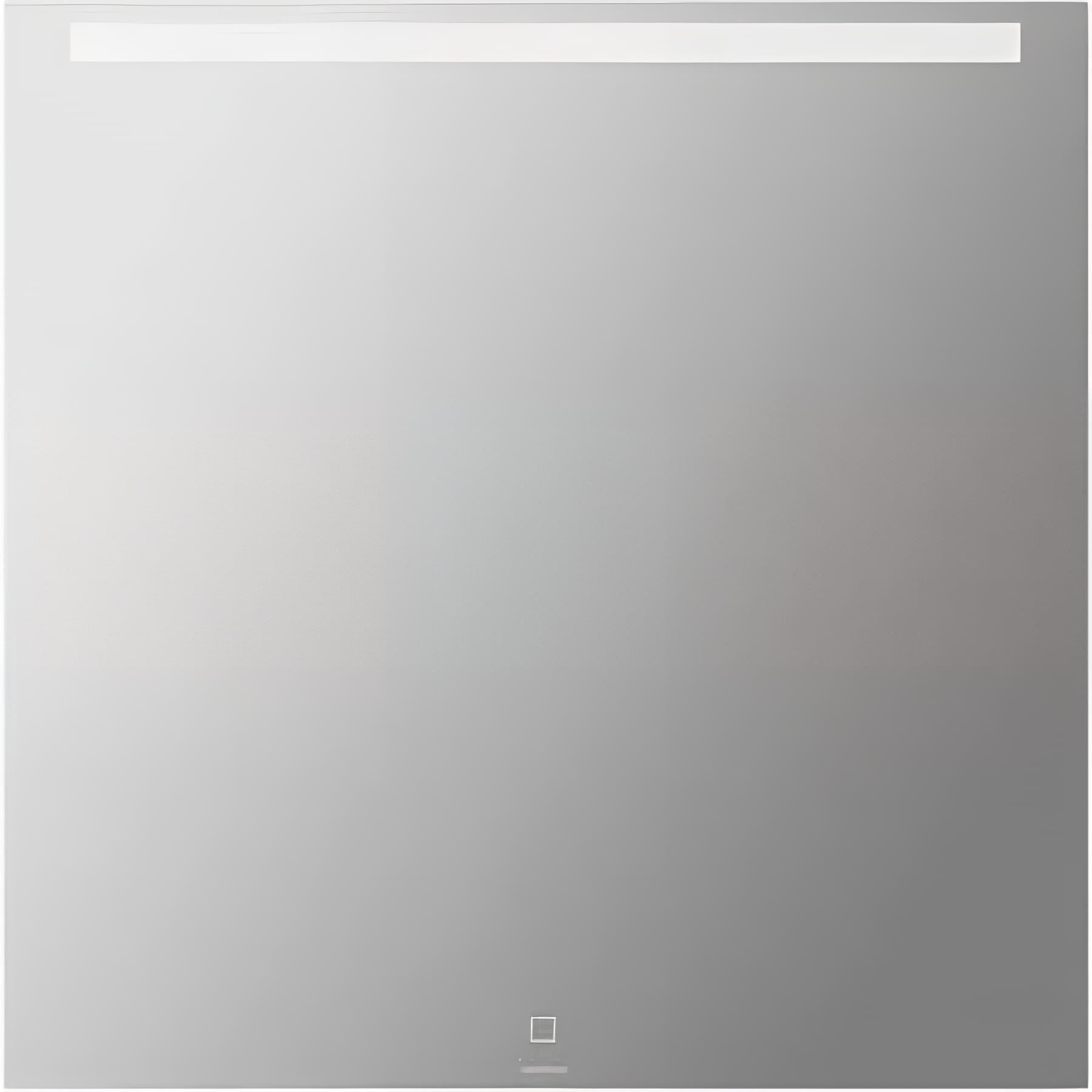 Miroir de salle de bain mural rectangulaire 80x80 anti buée éclairage LED à commande tactile IP44 classe 2 LED 30.000h SANINDUSA Dream