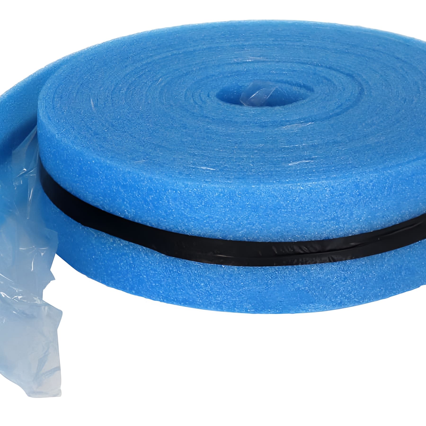 Bande latérale mousse isolante pour sol chauffant avec bavette 25m 150mm Ep= 8mm - Mousse autocollante