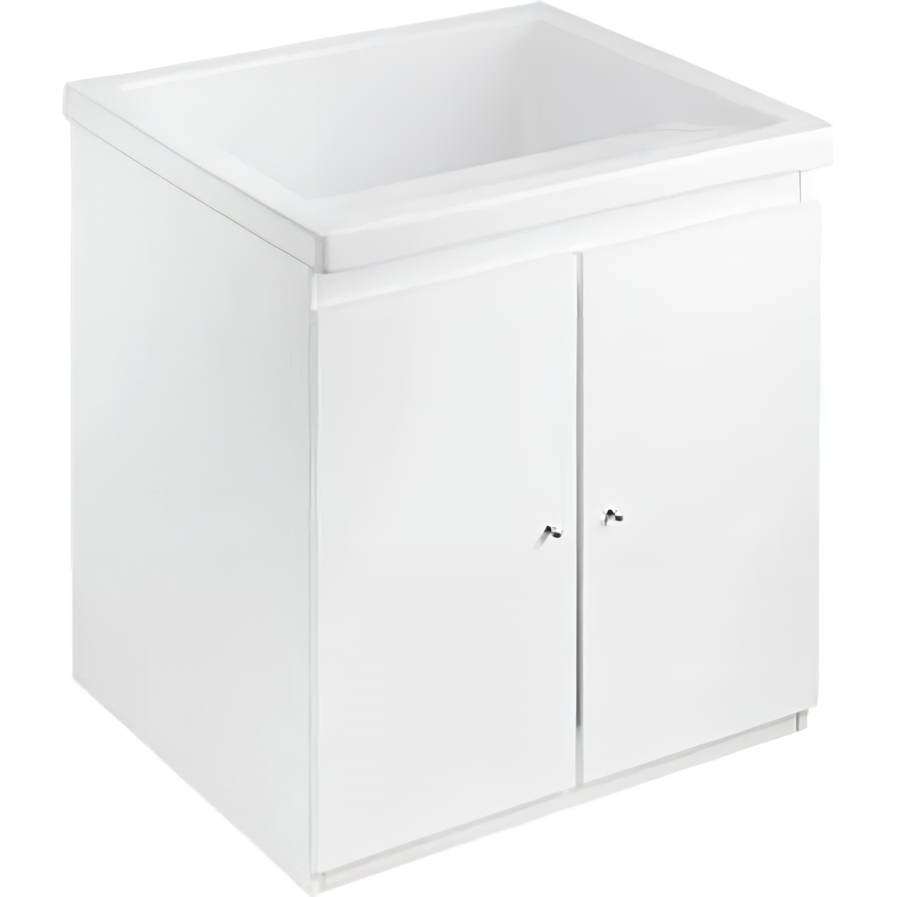 Meuble pour vidoir/bac a laver SANINDUSA Riba 75 pour cellier buanderie compatible avec bac a laver Riba 75 Réf 5604815103960 (non inclus)