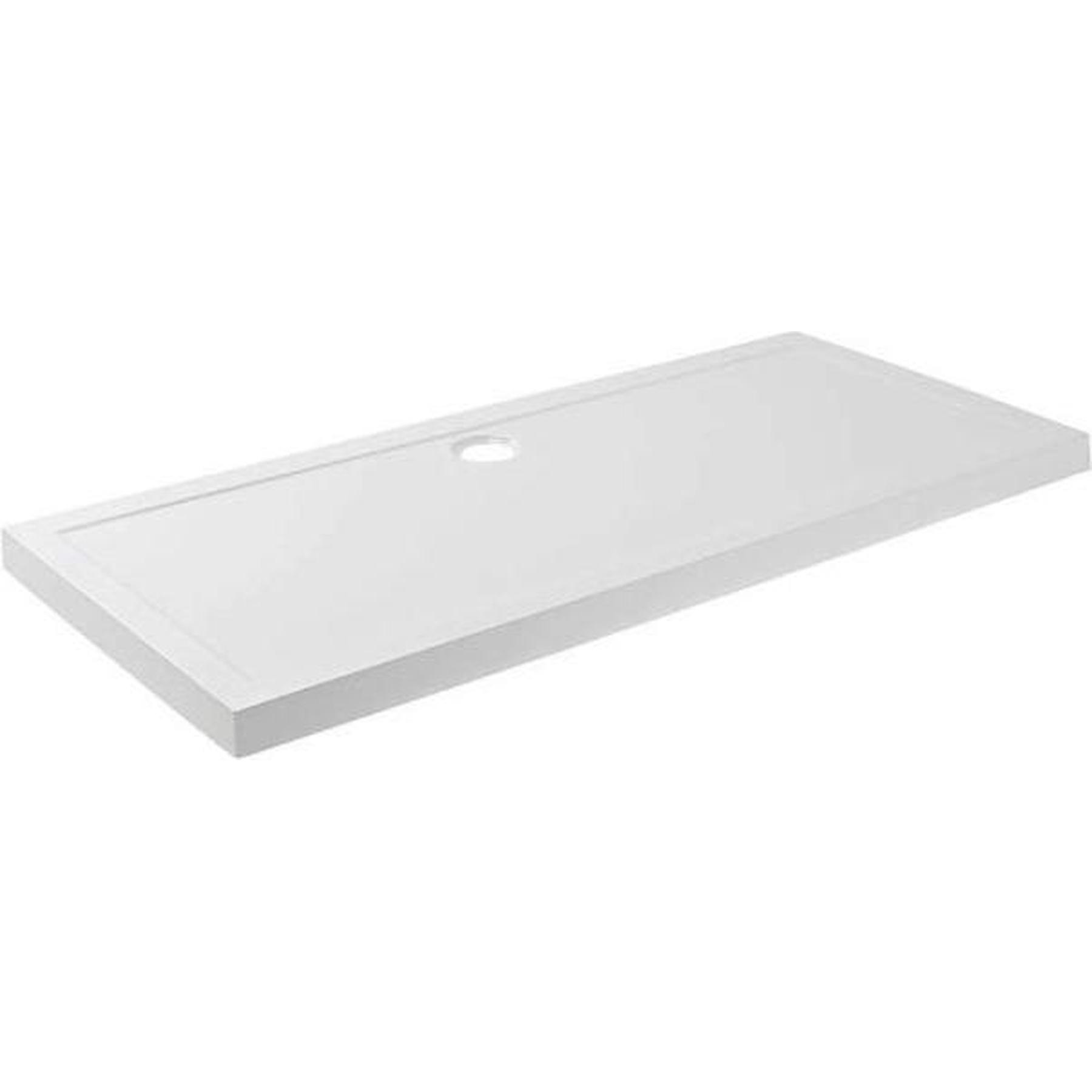 Receveur de douche acrylique Haute Densité Gamme PRO SANINDUSA Open 180x80 épaisseur 7.5cm couleur blanc   