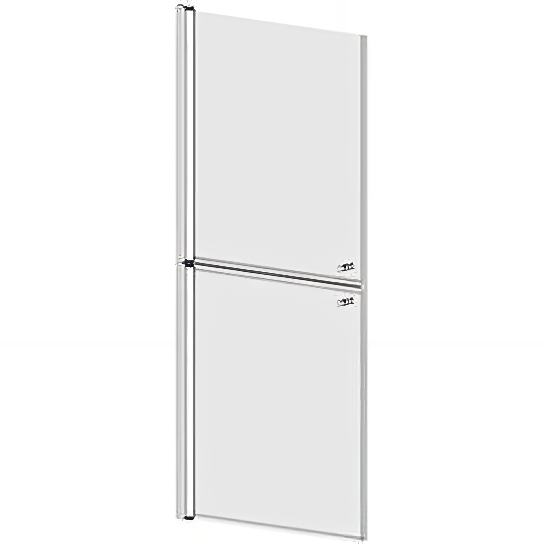 Porte de douche PMR normes handicapé SANINDUSA New WC Care 90x90 hauteur 185cm cristal/chrome    