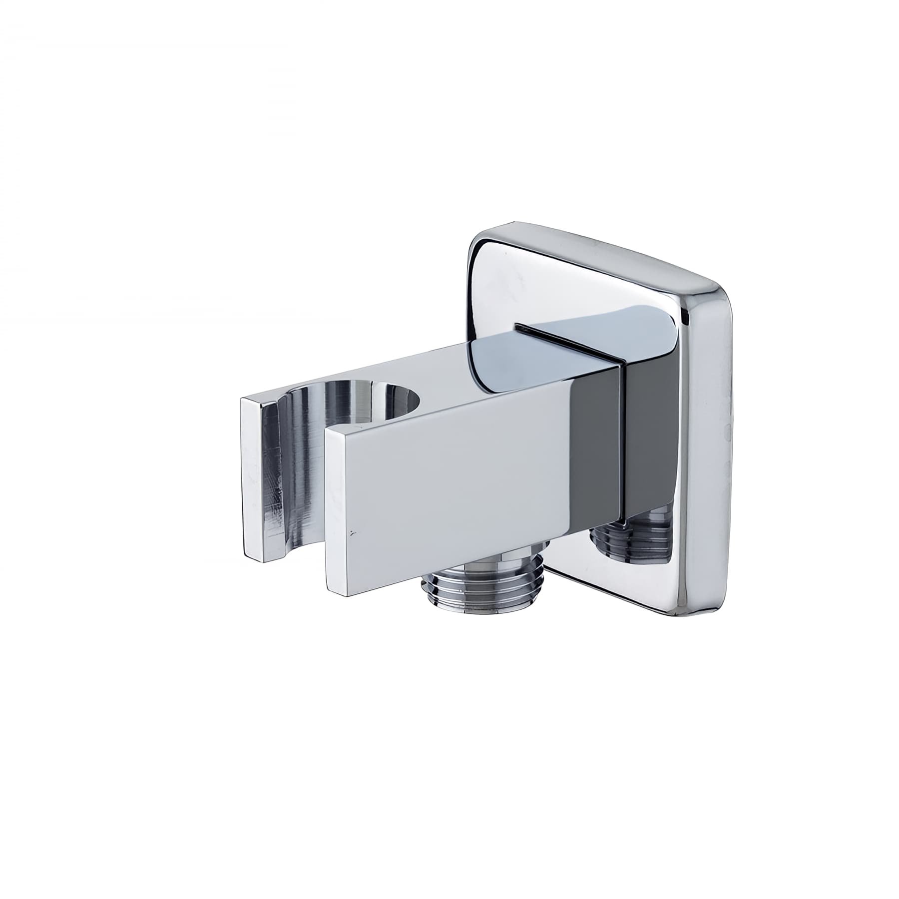 Sortie de fleXible murale laiton avec support CLEVER Gamme PRO modèle BIMINI