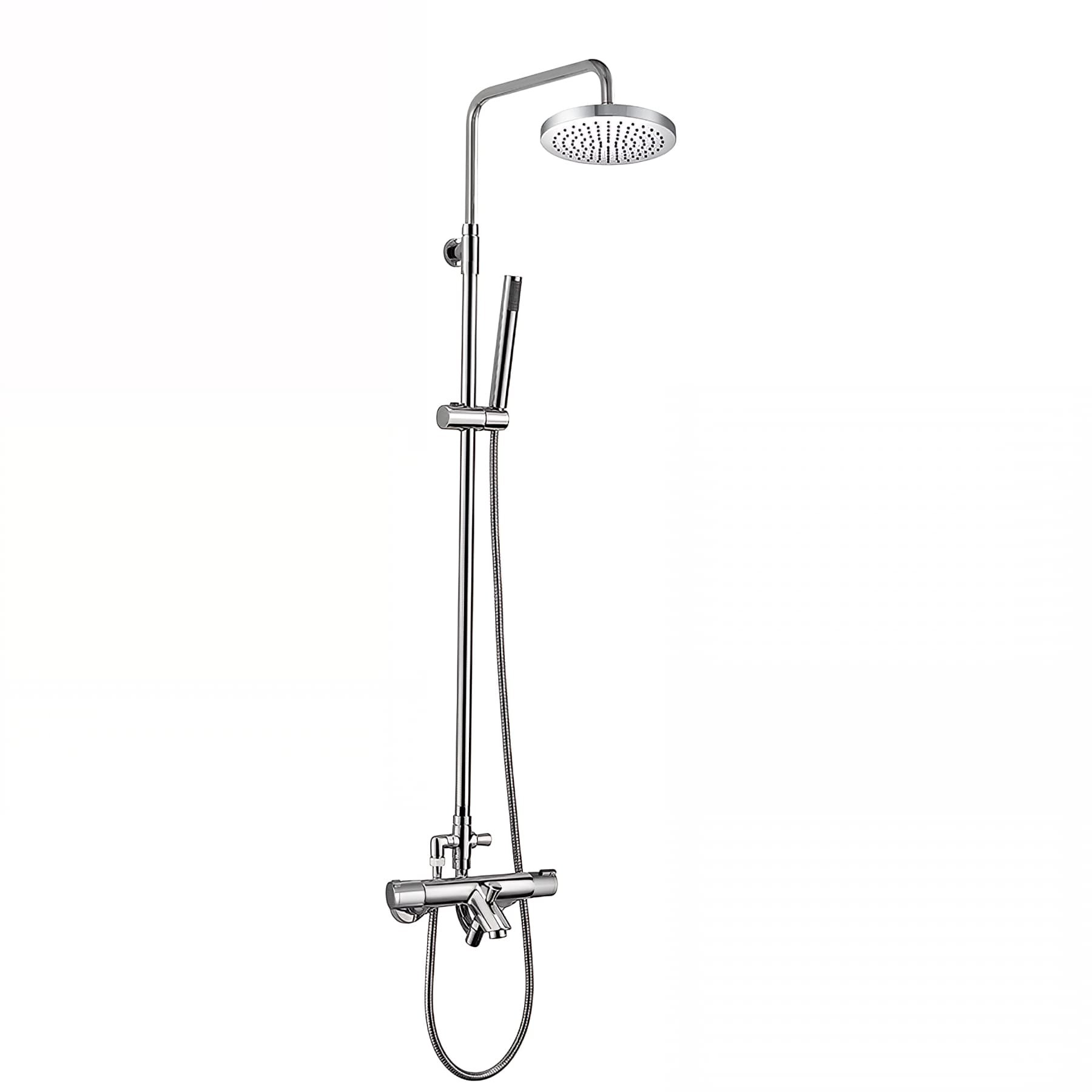 Robinetterie colonne pour baignoire CLEVER Gamme PRO avec fonction Mitigeur douche thermostatique CLEVER Gamme PRO eXtensible modèle NINE URBAN