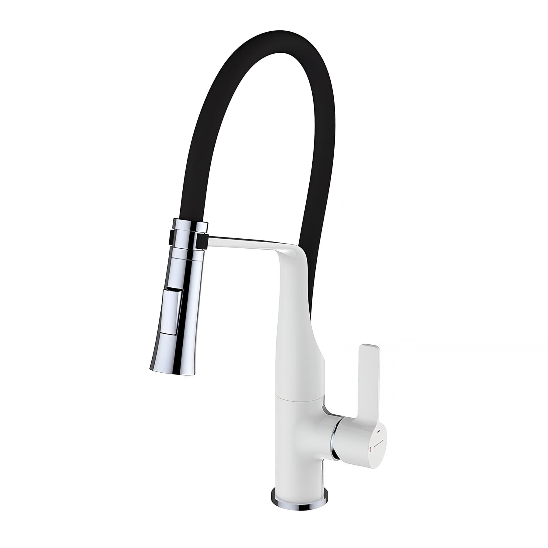 Mitigeur évier CLEVER Gamme PRO classe éco C3 modèle CHEF 6 couleur chrome BLANC