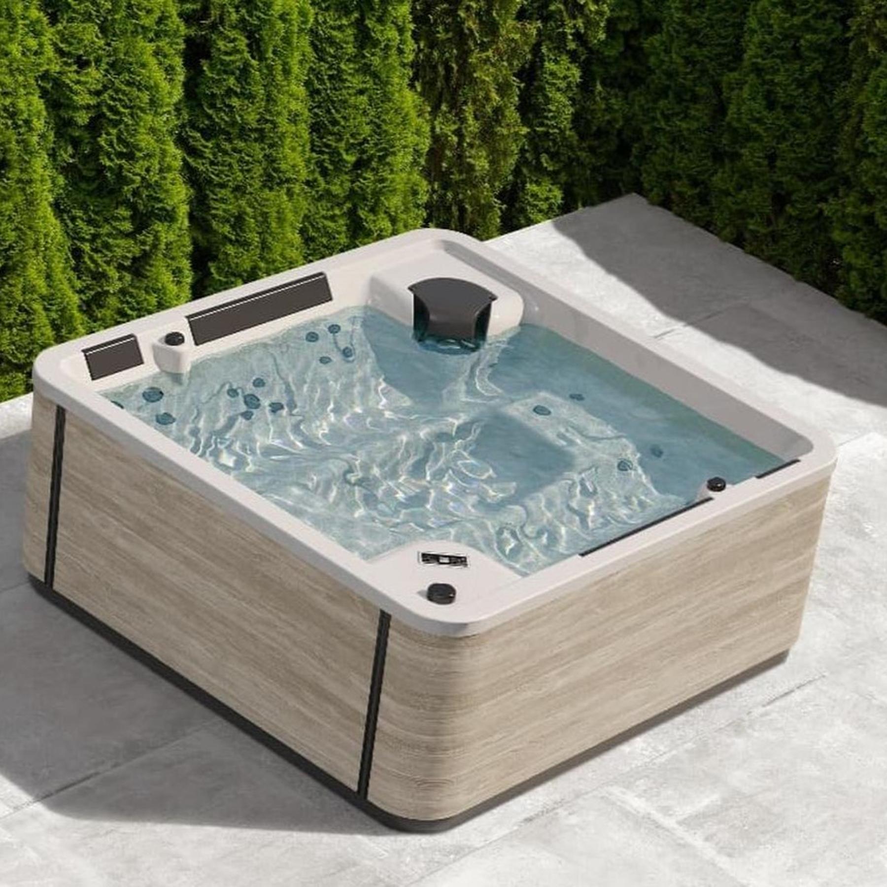 Spa Kinedo A600 6 Places Gris Relax Airturbo Tablier Inclus