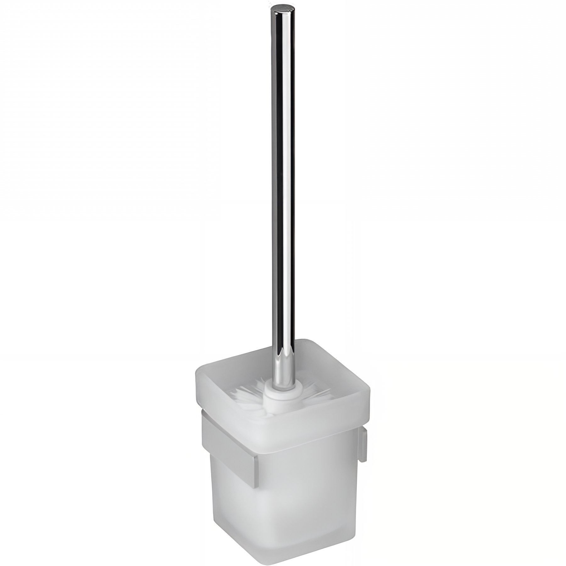 Porte-balayette Gamme PRO PELLET mural 95x92x362mm sup alu plié thermolaqué gris mat