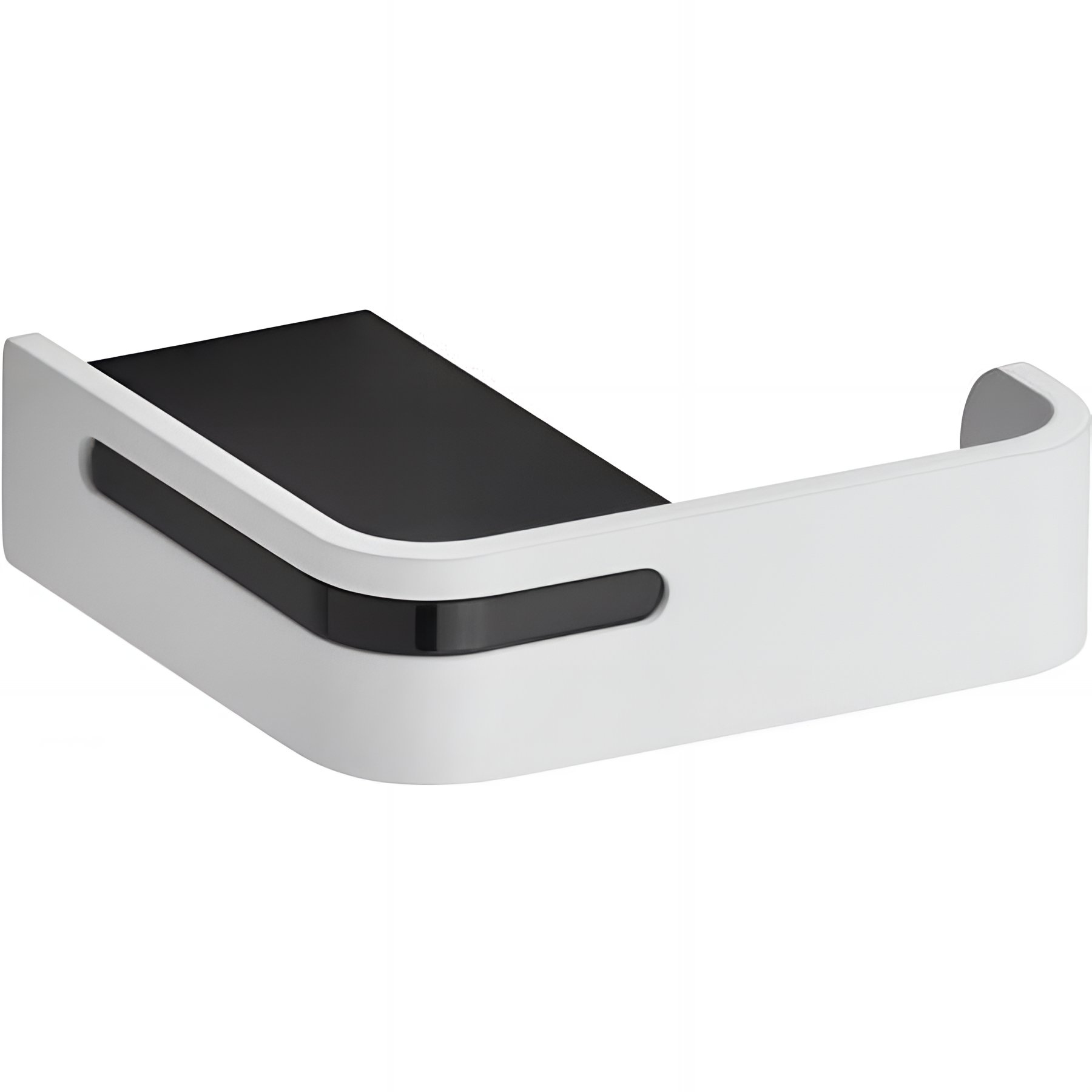 Porte-manteau Gamme PRO PELLET 1 tête 905 x 805 mm alu plié blanc mat fixations invisibles