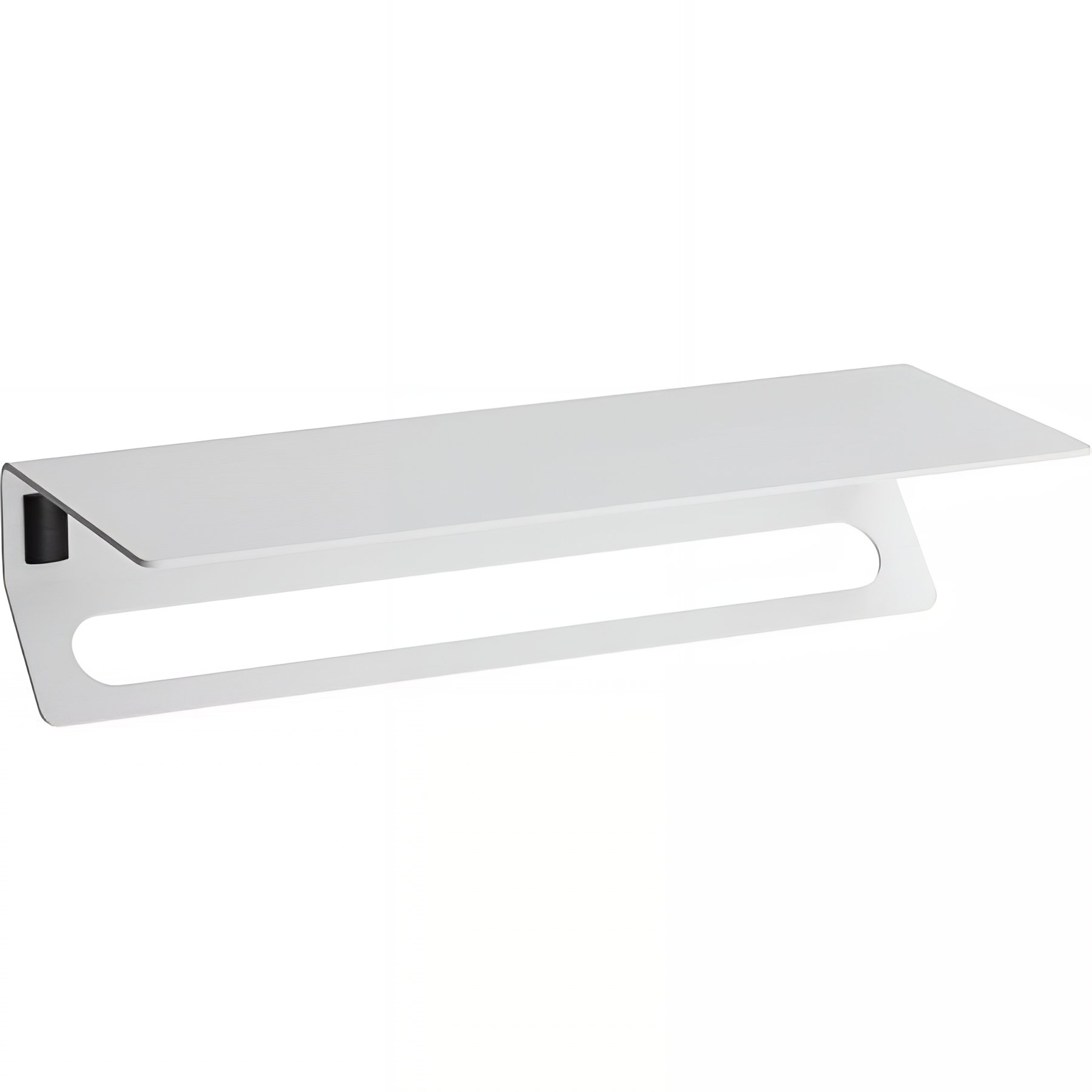 Rack Porte-serviettes Gamme PRO PELLET longueur 50cm aluminium plié thermolaqué blanc mat