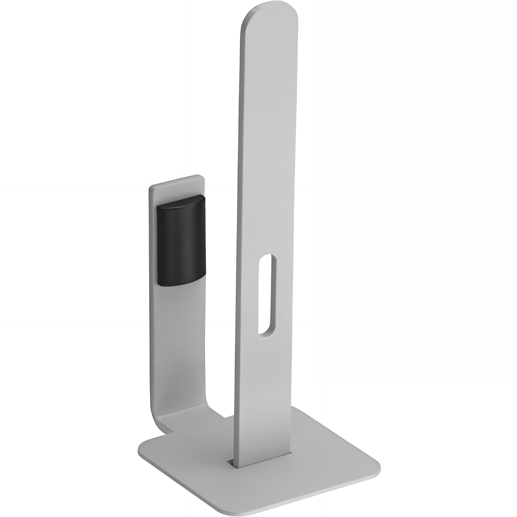 Réserve papier WC 2 rouleaux 203 mm alu Plié thermolaqué gris mat