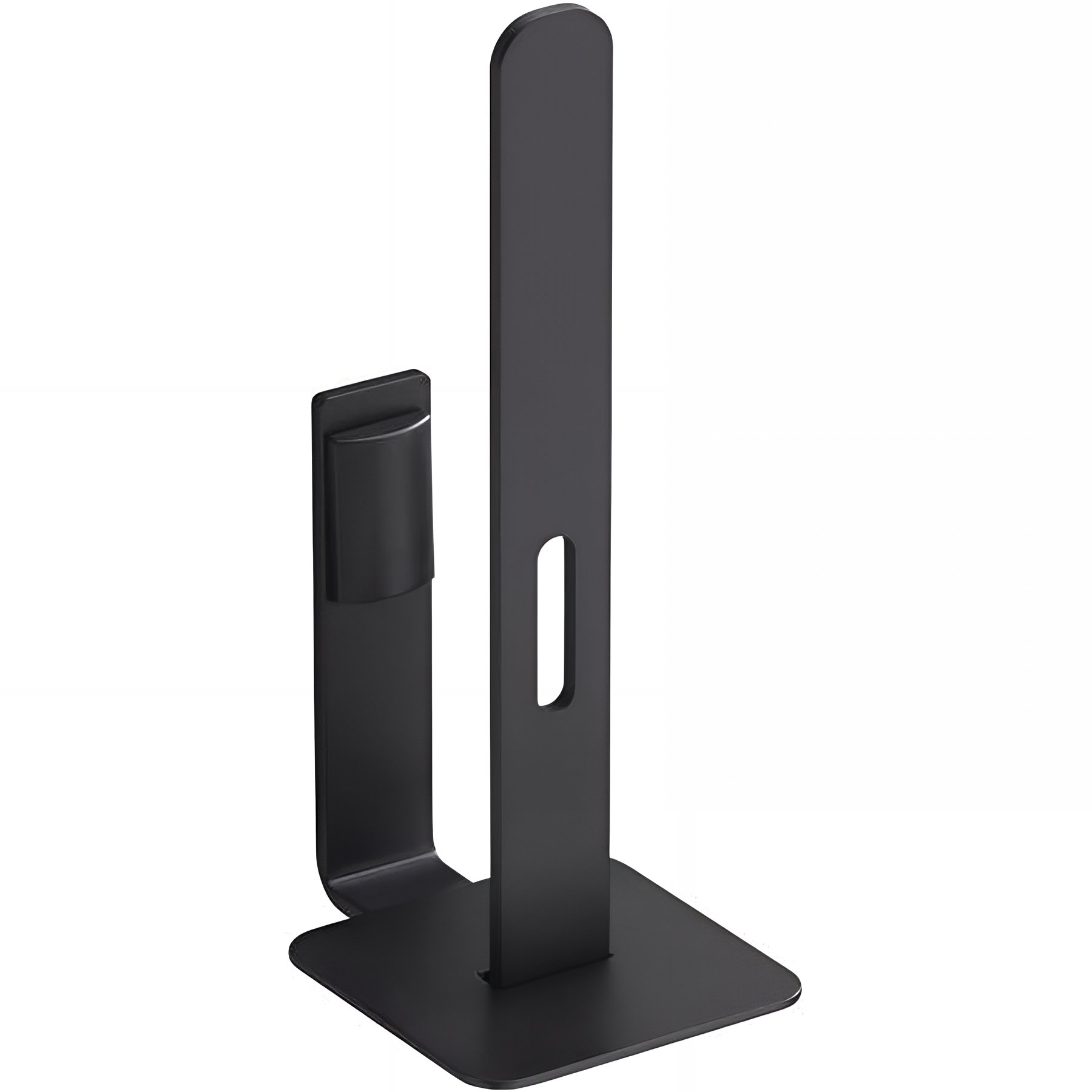 Réserve papier WC 2 rouleaux 203 mm alu Plié thermolaqué noir mat