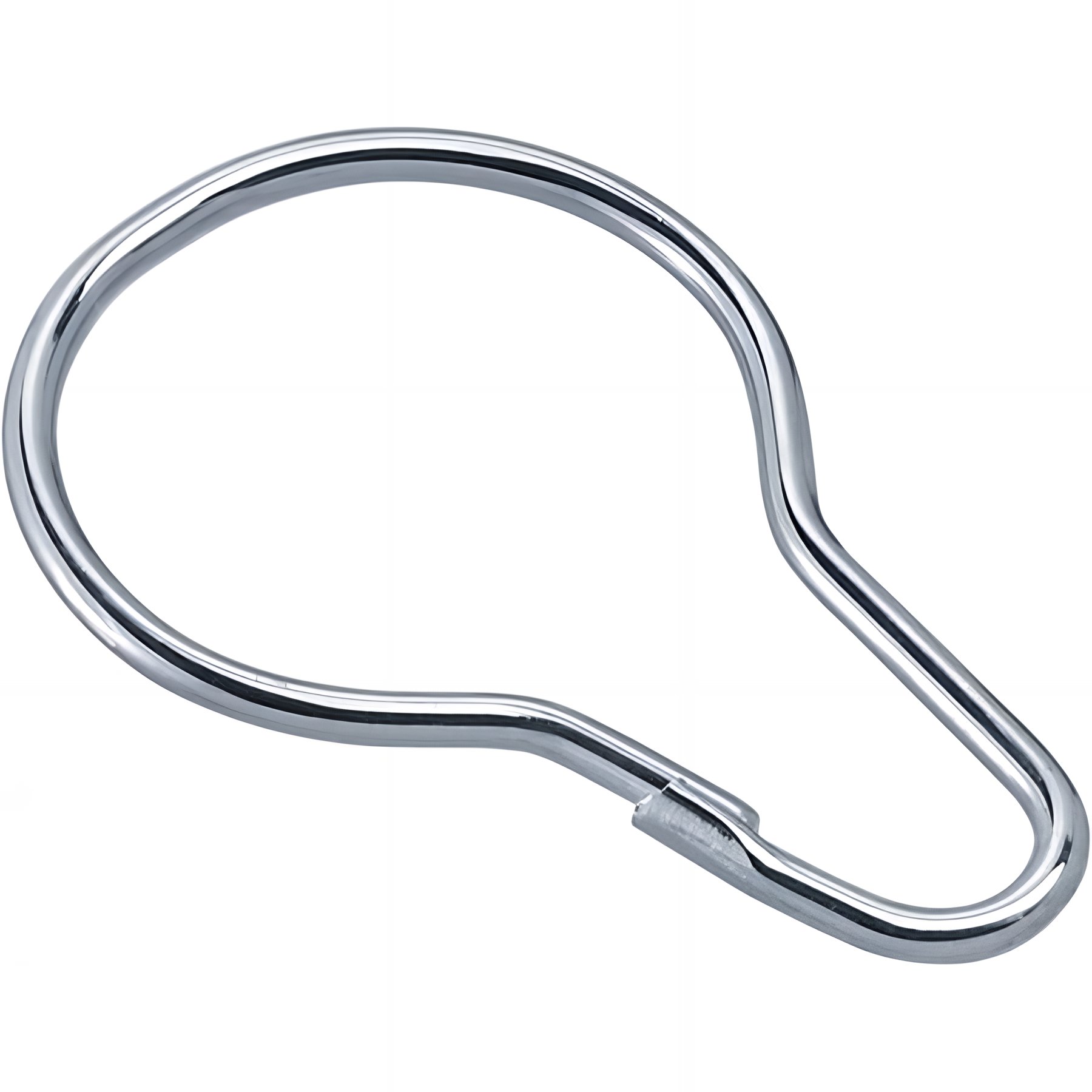 Anneaux Rideau de douche Gamme PRO PELLET livré par sachet de 12 fil laiton chromé