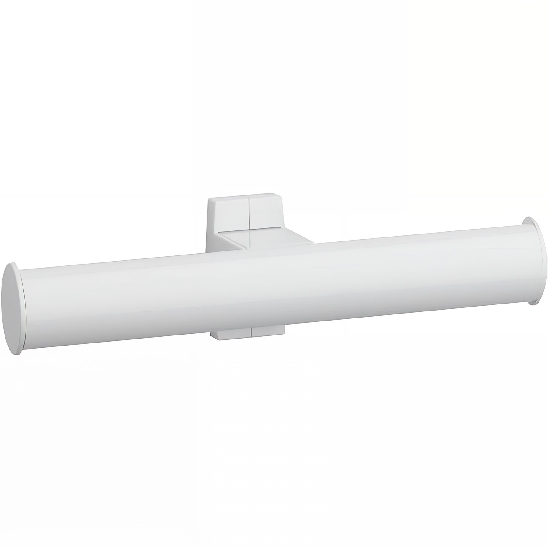 Distributeur papier WC Gamme PRO PELLET simple 155x70x675 mm tube alu époxy blanc Ø 38x25 mm