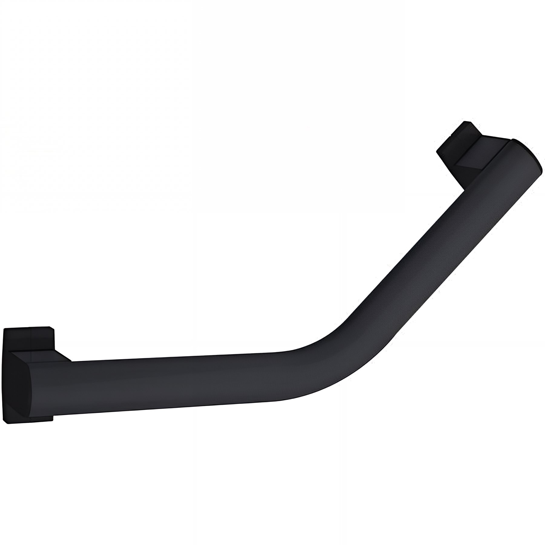 Barre PMR d'appui normes handicapé Gamme PRO PELLET 135° symétrique 232 x 232 mm tube alu anthracite Ø 38 x 25 mm