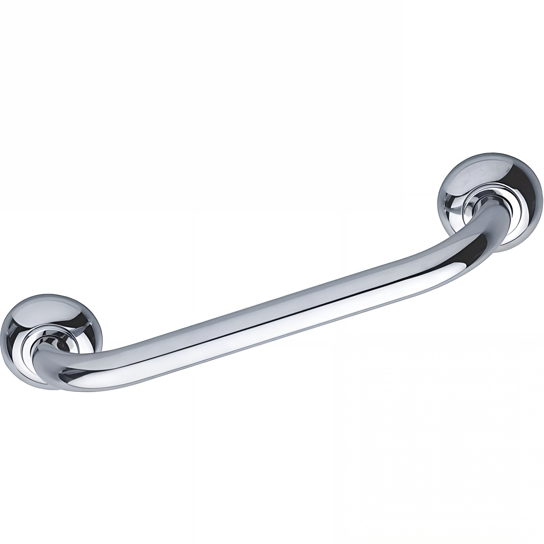 Barre PMR d'appui normes handicapé Gamme PRO PELLET droite longueur 40cm tube laiton chromé Ø 25 mm fixations invisibles