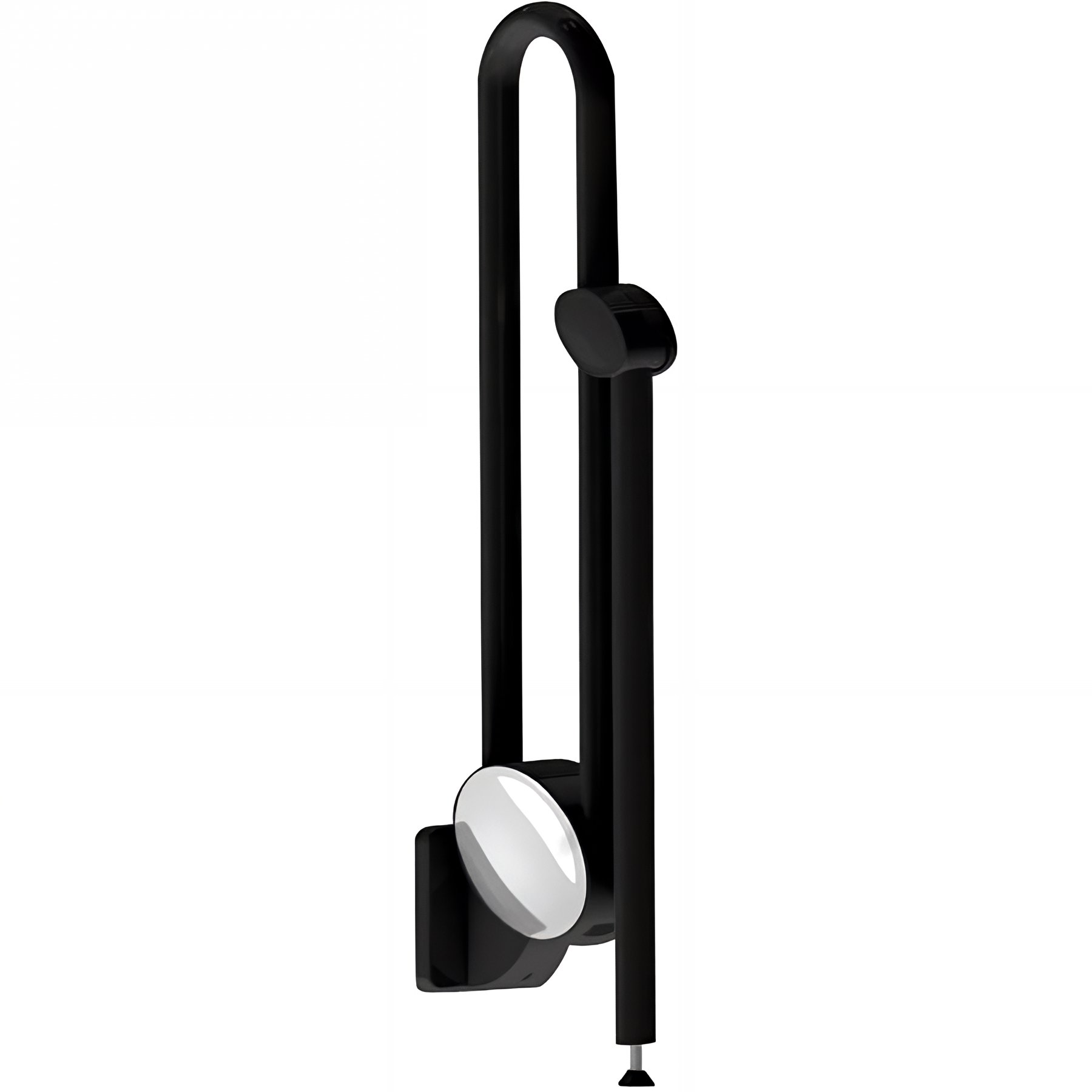 Béquille de soutien 620-670 mm pour barre relevable tube alu anthracite Ø 38x25 mm