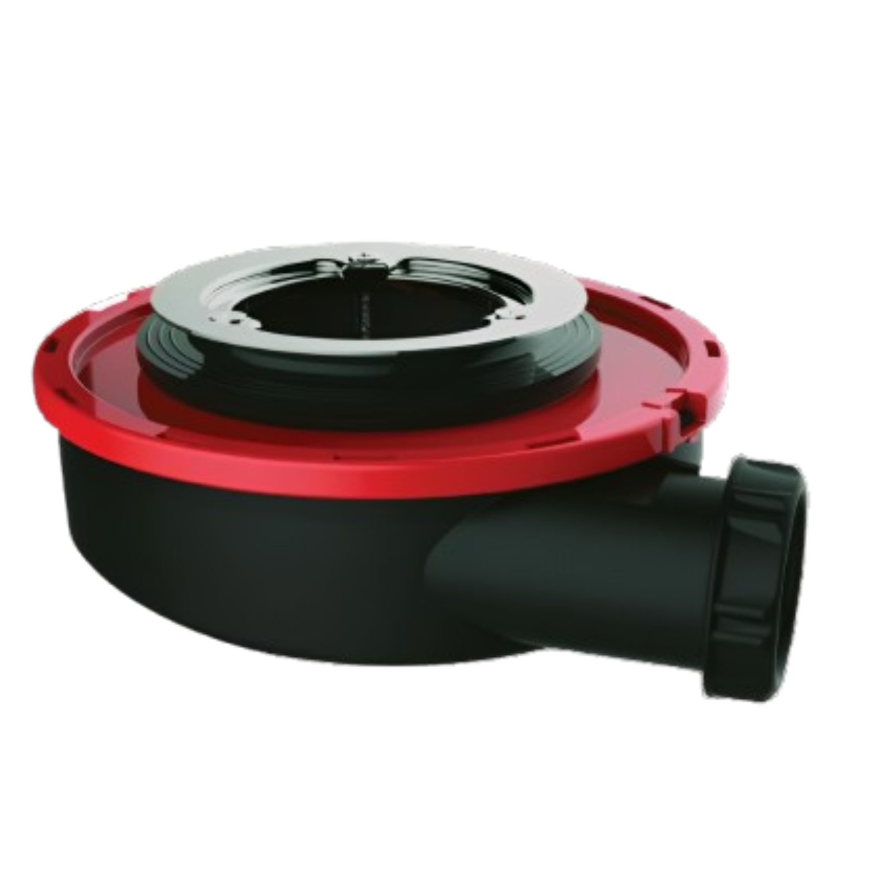 Bonde de douche Gamme PRO PELLET Ø 90 mm extra-plate à haut débitévacuation performante : 44 L/mn